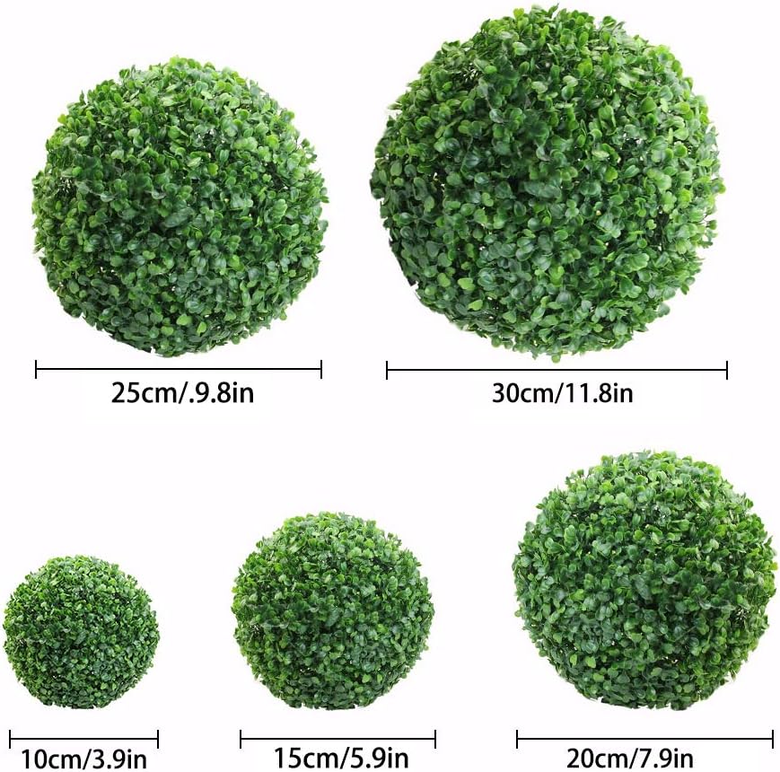 Estink Artificial Topiary Balls 10cm to 40cm Decor Set