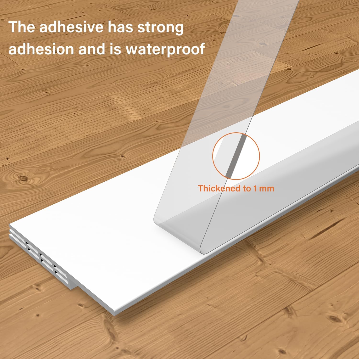 2 Pack Door Draft Stopper Weather Stripping Noise Guard
