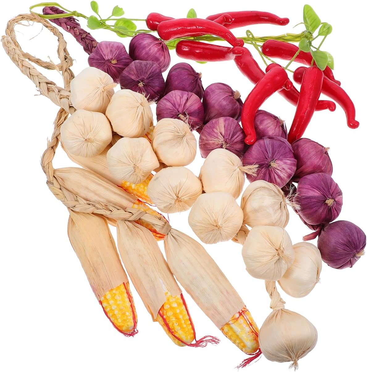 DOITOOL 4PCS Artificial Vegetables for Decoration Lifelike