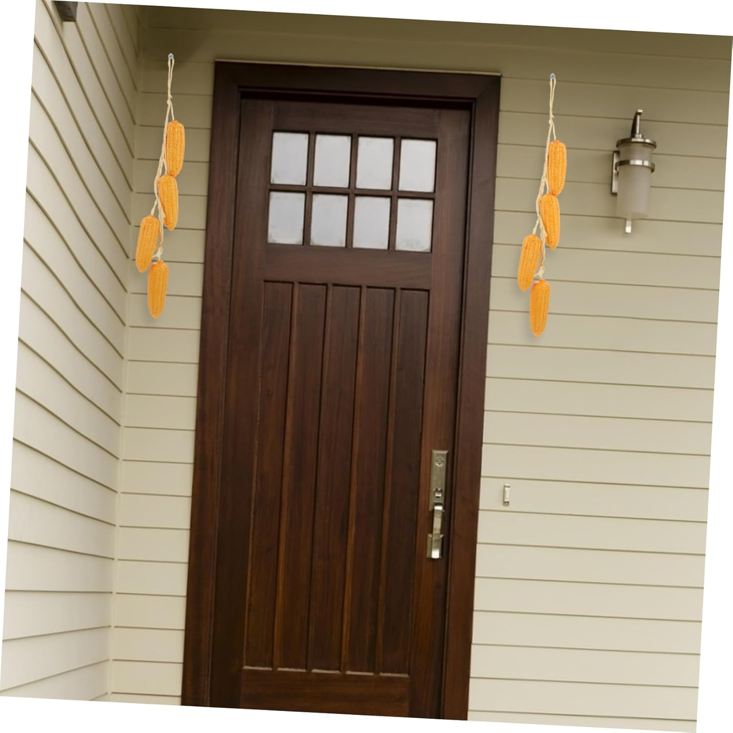 3pcs Simulation Corn String Hanging Decor for Fall