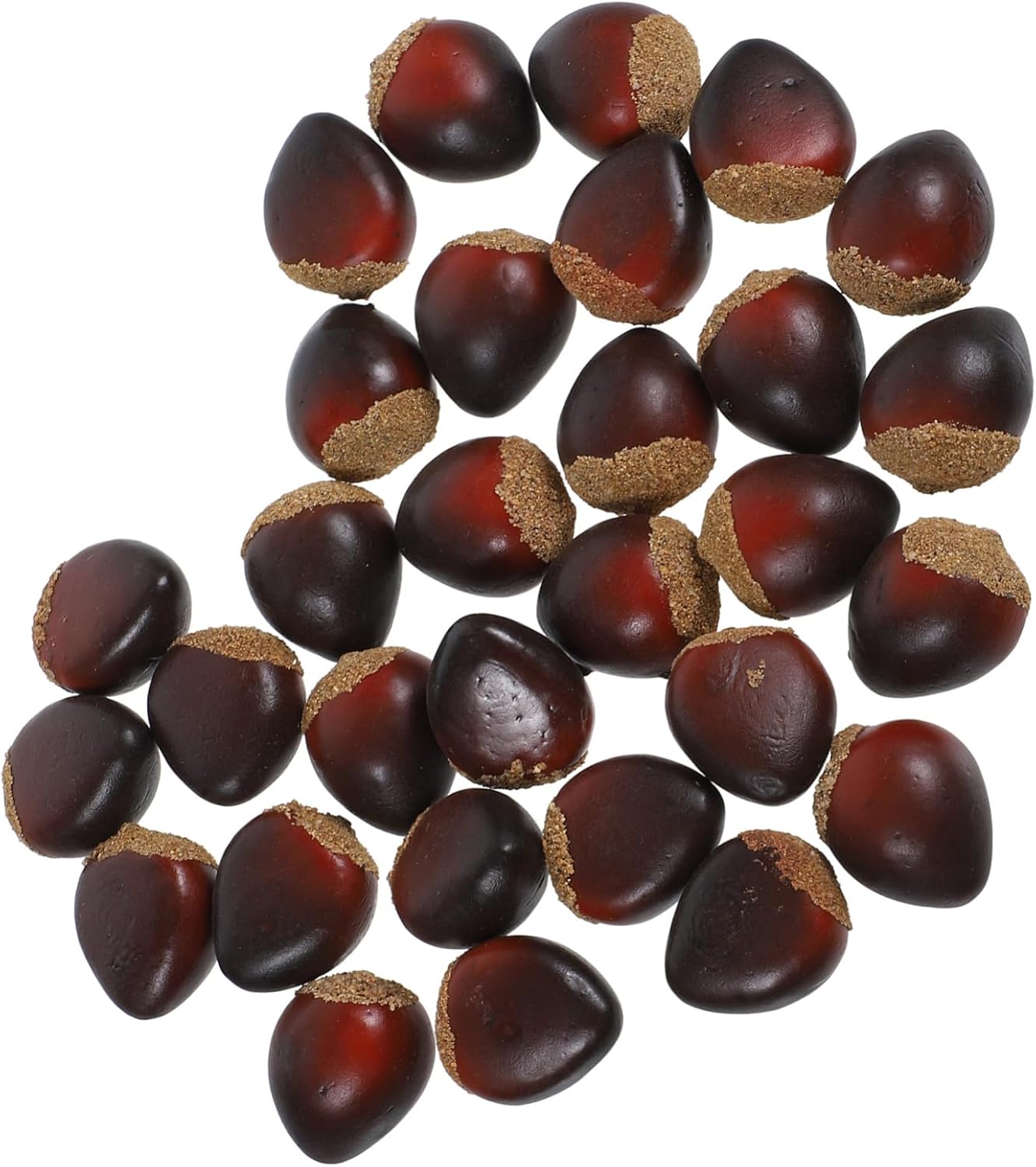 Zerodeko 60pcs Realistic Artificial Chestnut Decor
