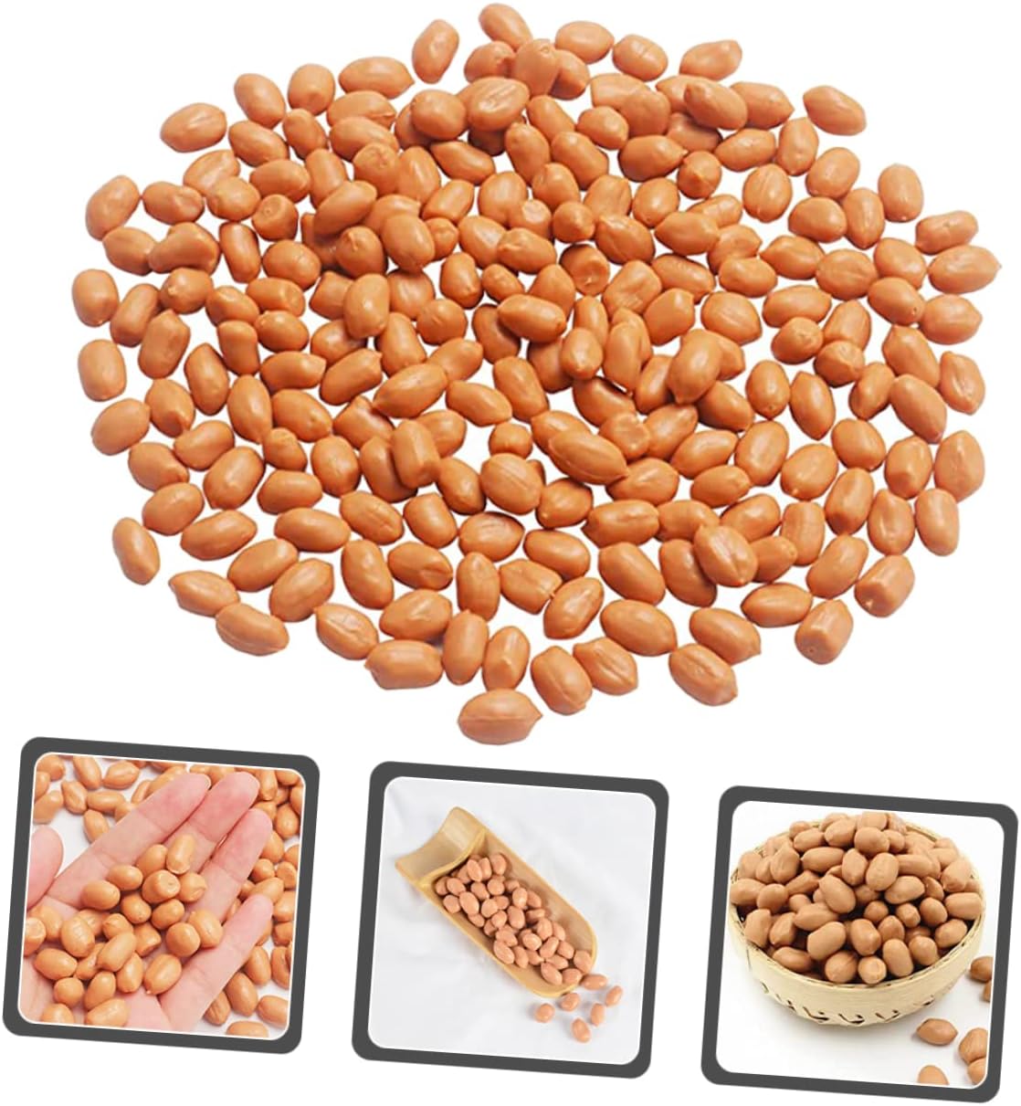 Lifelike Artificial Peanut Kernels for Decoration and Photography