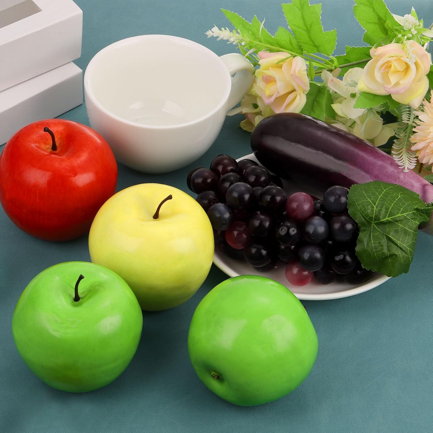 Uxcell 2 Pcs Artificial Eggplant Decorations