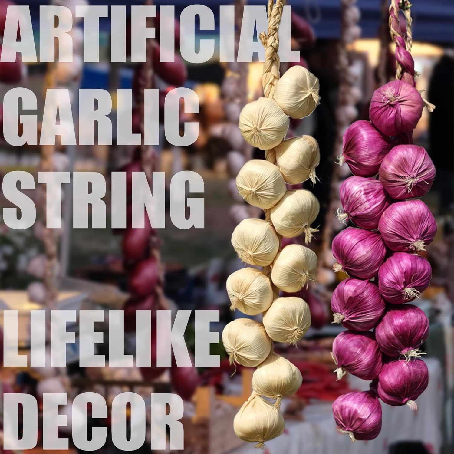 Tuxiaobu Artificial Garlic Strings for Decoration