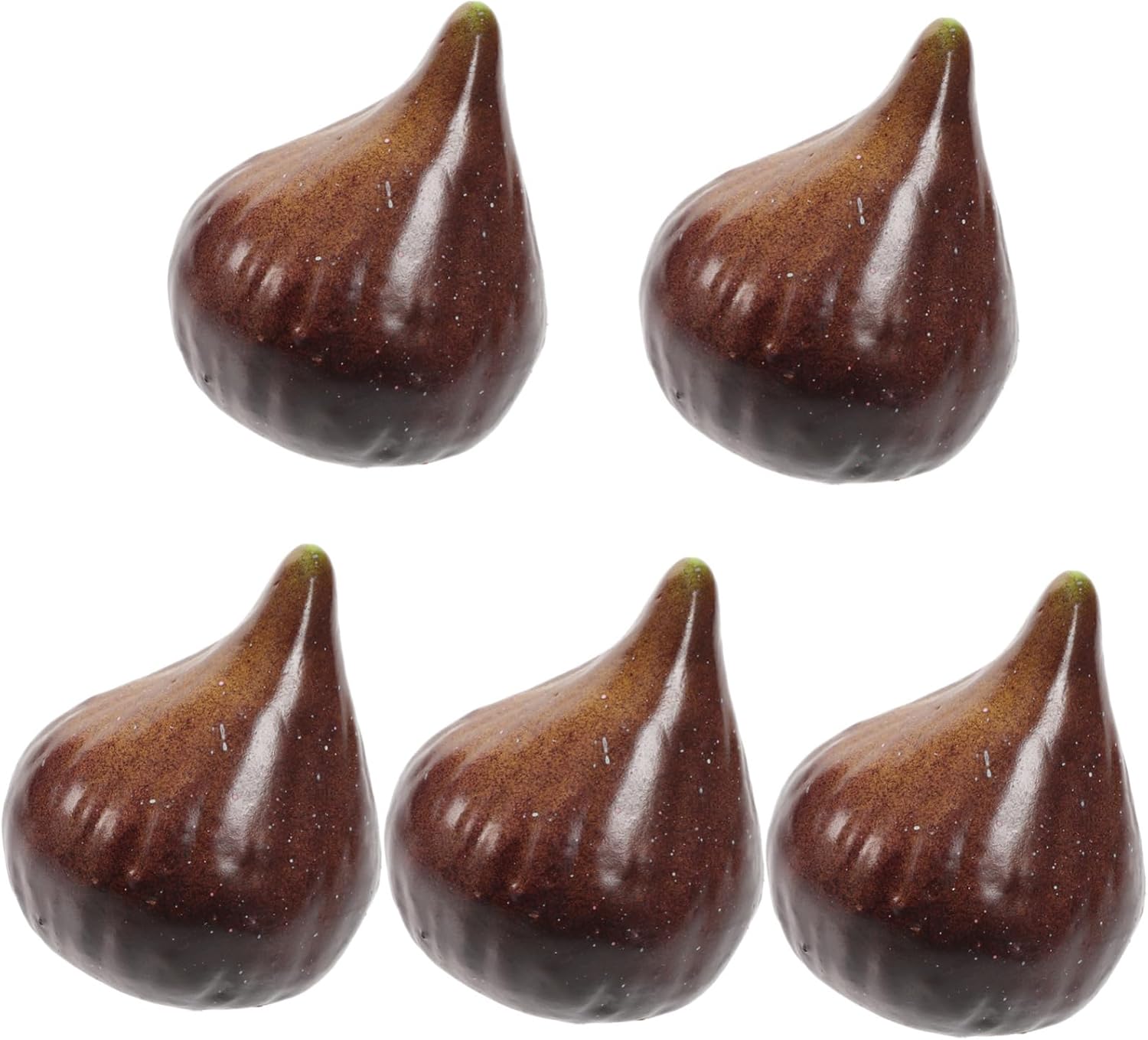 5Pcs Realistic Imitation Fig Models Decorative Fruit
