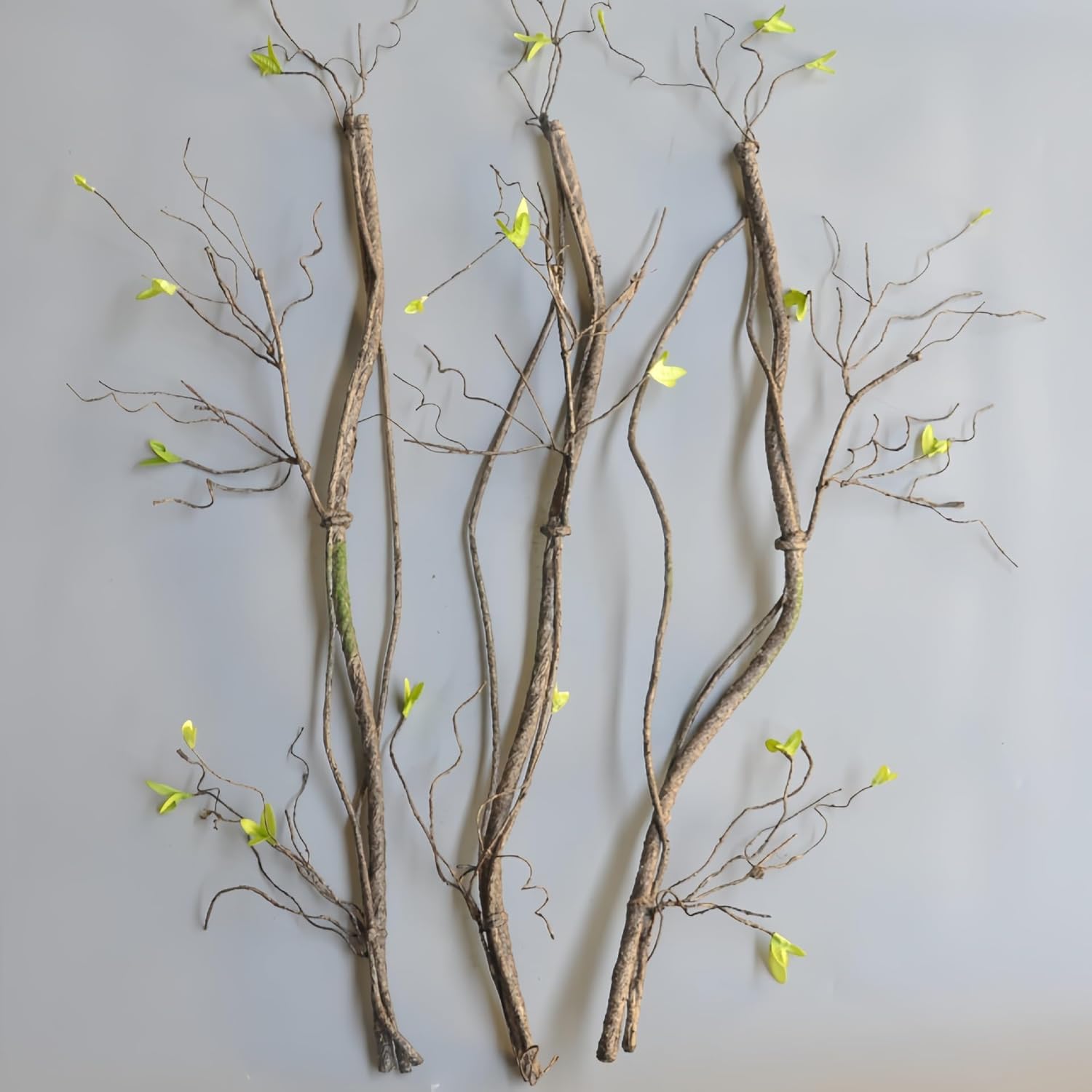3Pcs Artificial Bendable Tree Branches for Home Decor