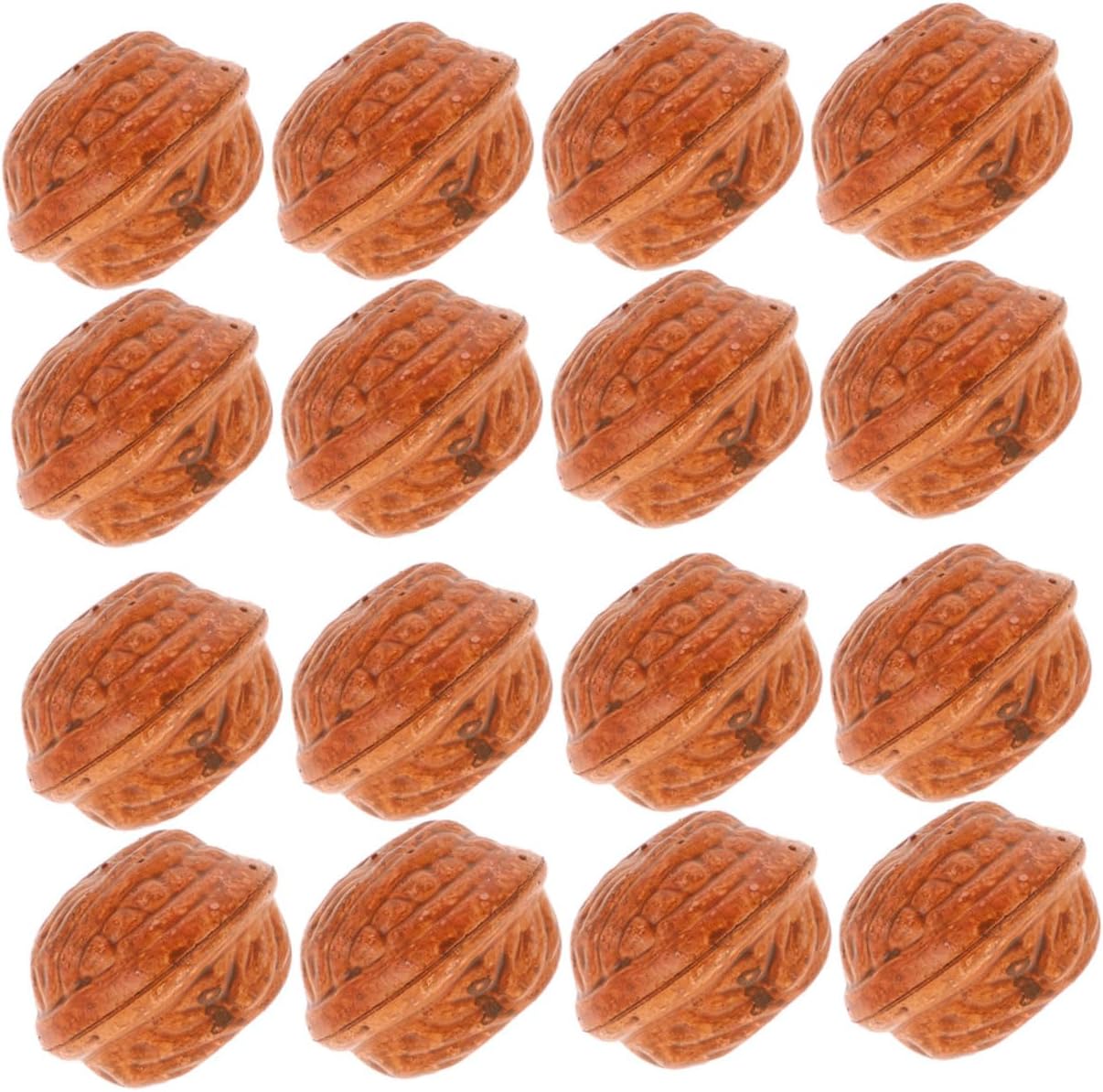 50pcs Artificial Walnut Models Fake Nuts Decorations