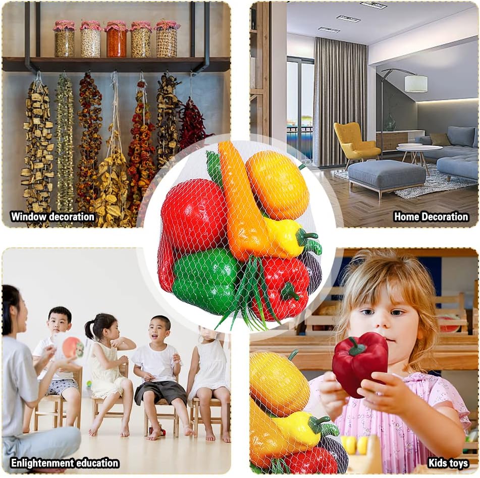 EUBUY Artificial Fruits and Vegetables for Decoration 1 Set