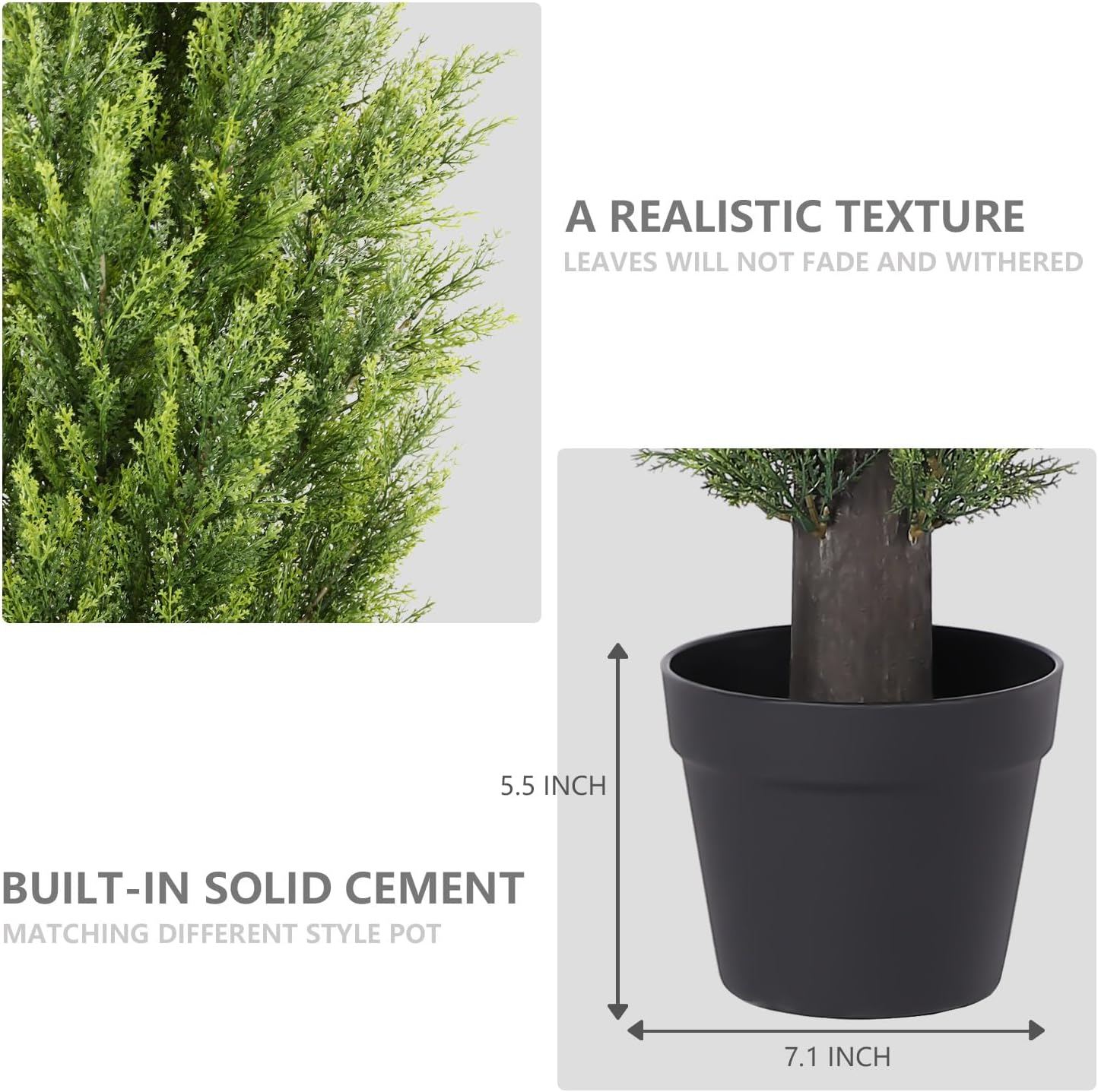 The Bloom Times 4ft Artificial Topiary Trees 2 Pack