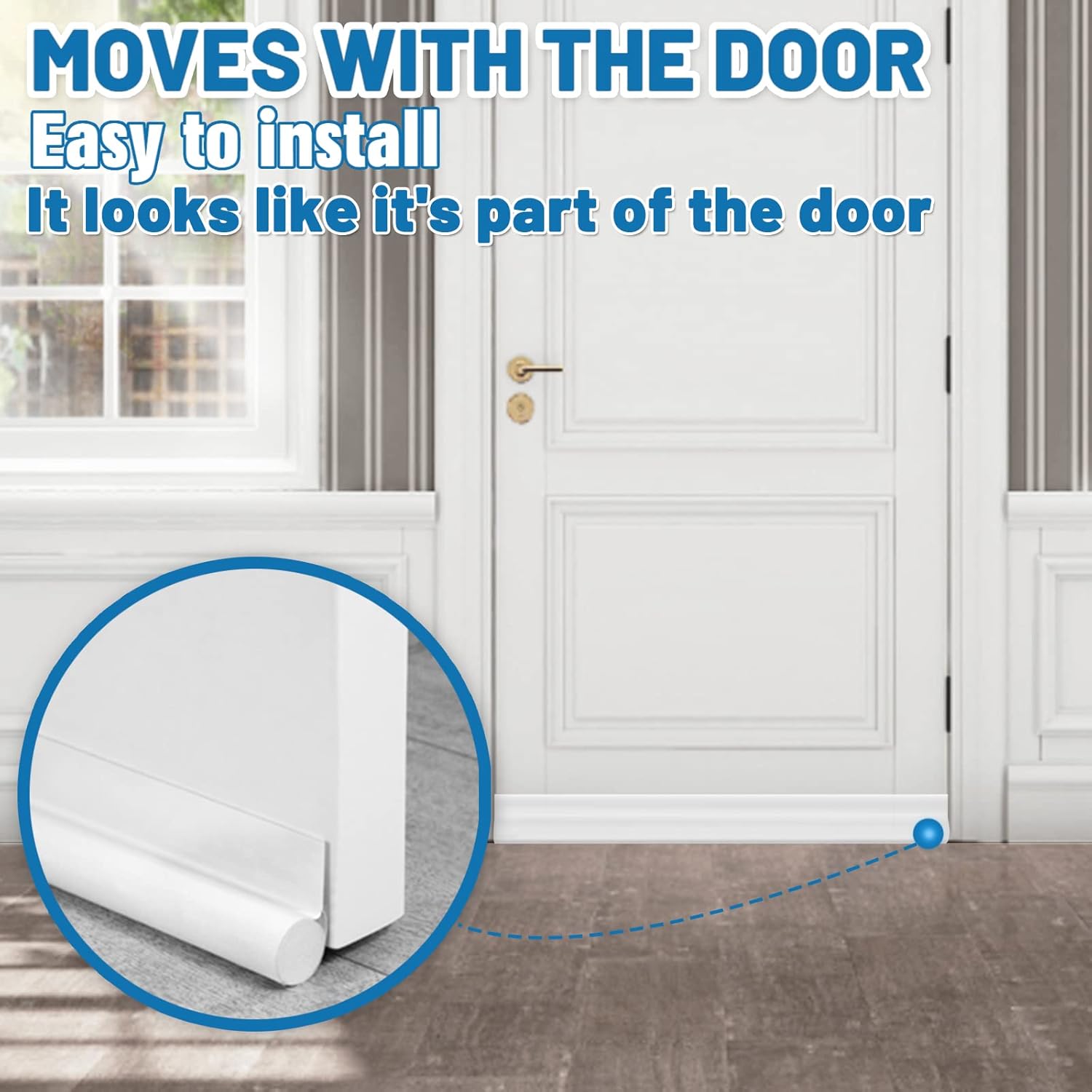 MAXTID Door Draft Stopper 30 Inch Under Door Seal