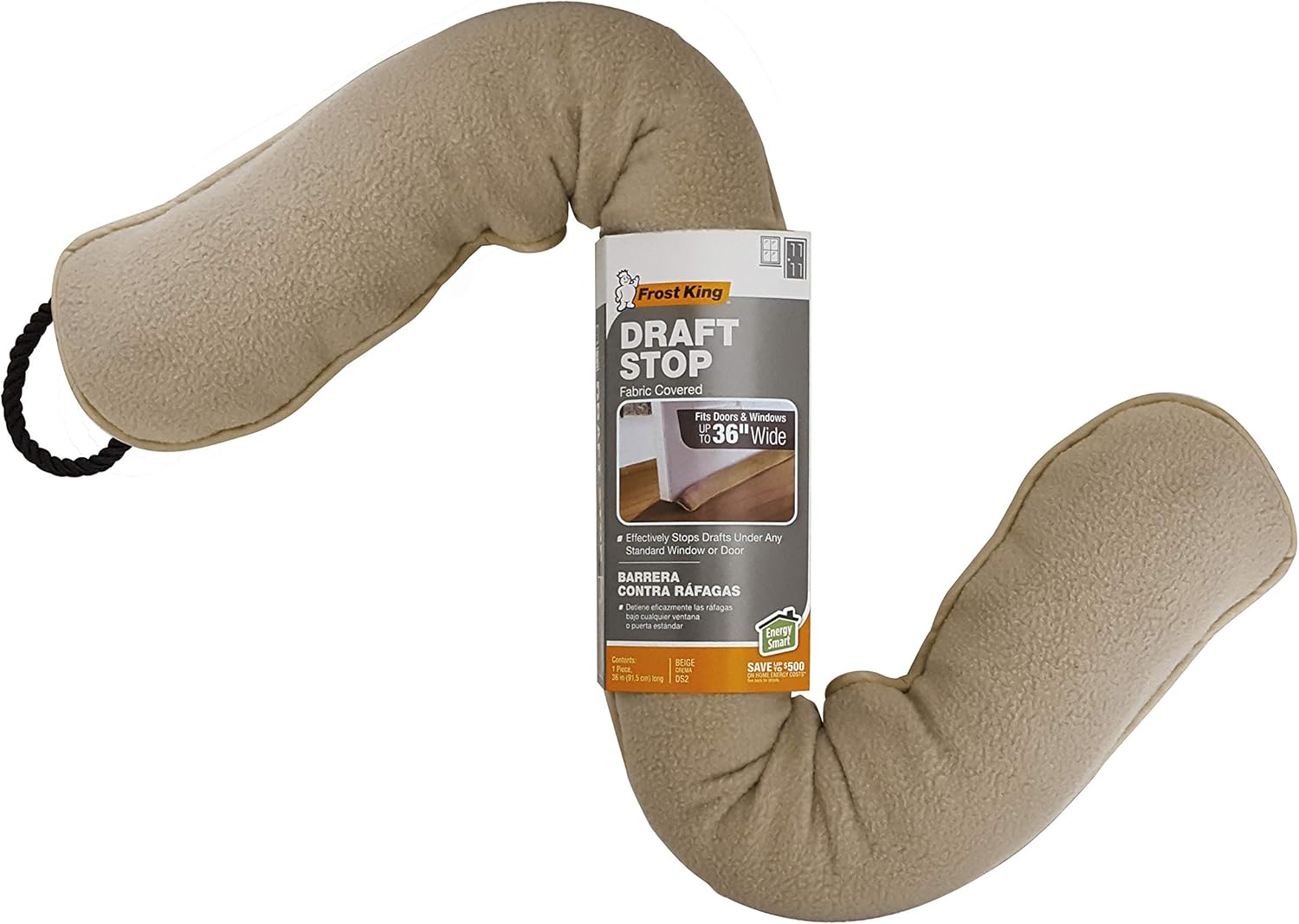 Frost King DS2 Draft Stopper Cloth Seal 3 Feet Beige