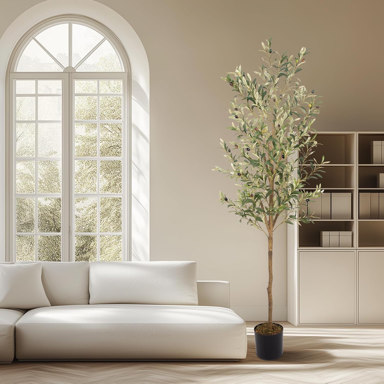 Faux Olive Tree 6FT Artificial Indoor Plant with Fruit