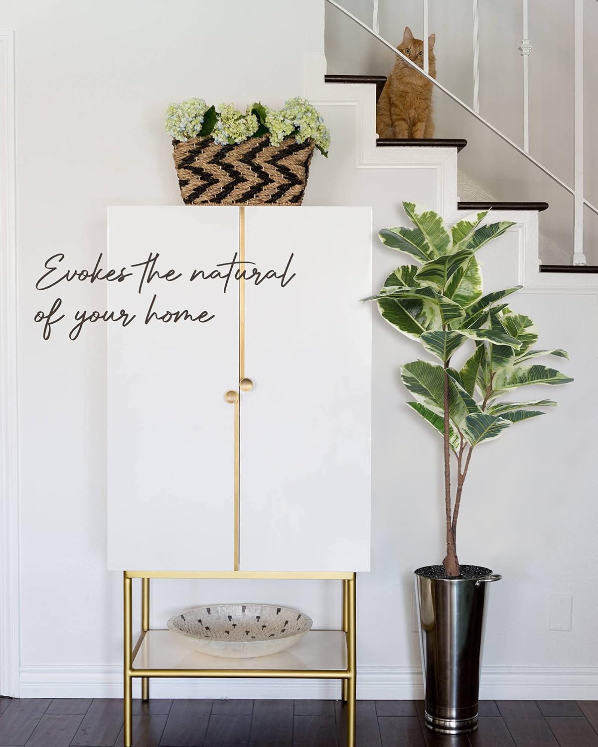 Floworld 43in Tall Artificial Ficus Tree with Pot