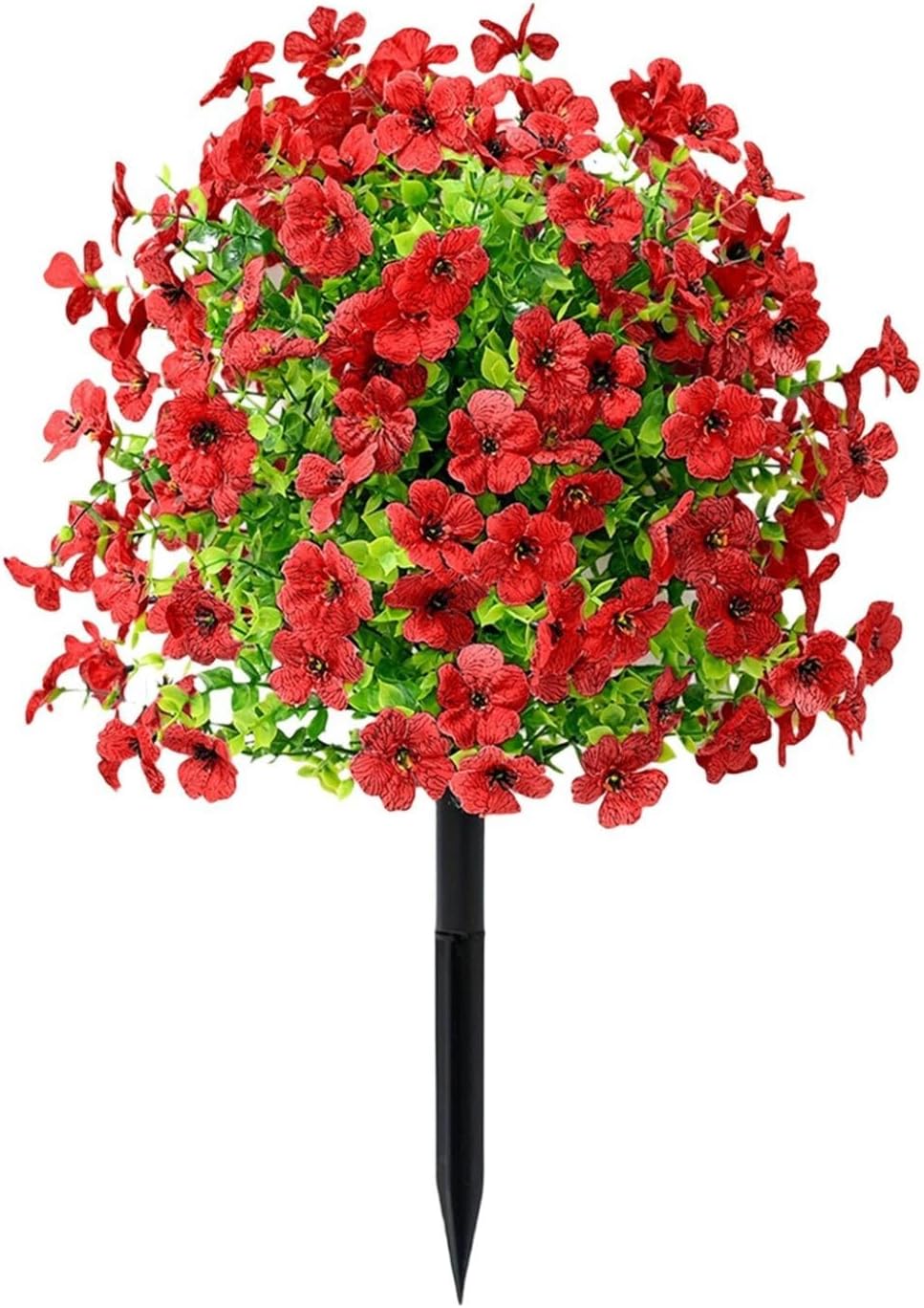 Uscallm Artificial Rose Bushes 22inch Outdoor Decoration