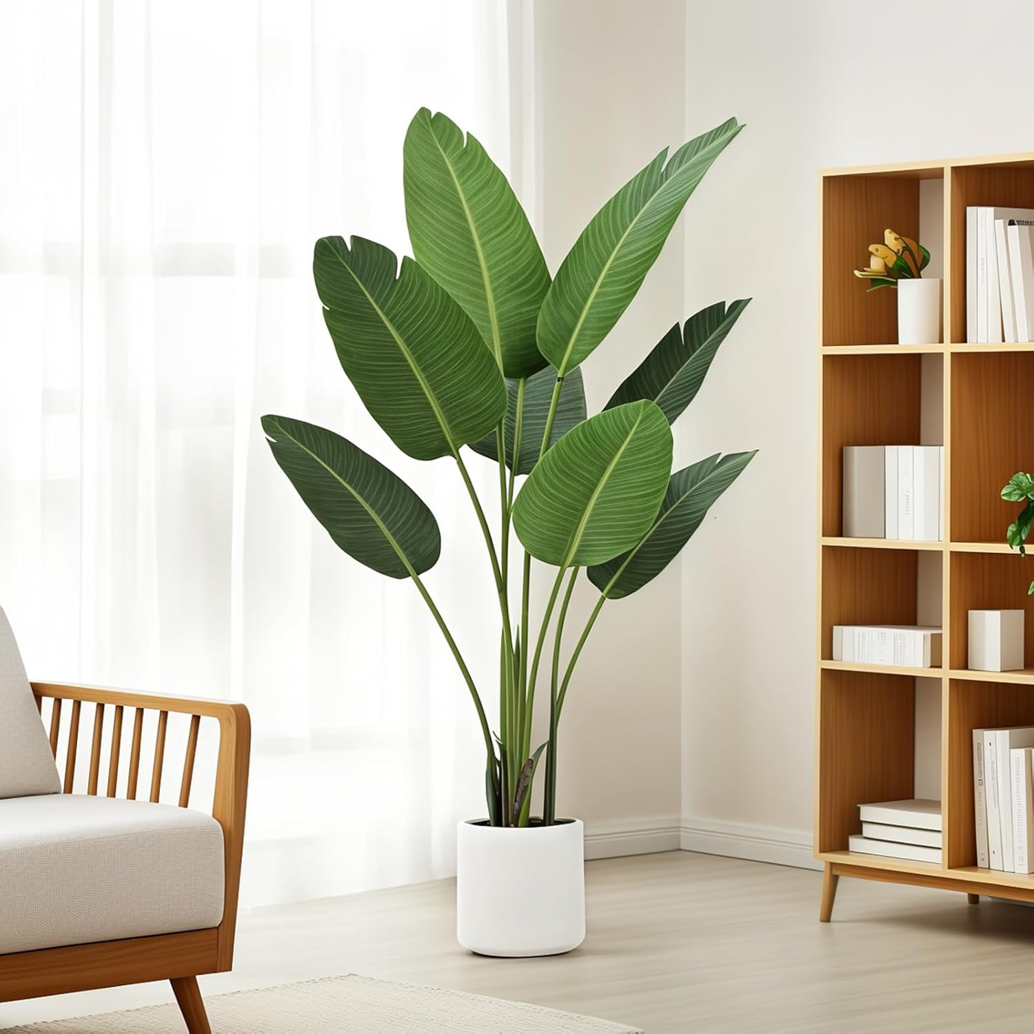 Jocoevol Bird of Paradise Artificial Plant 4FT