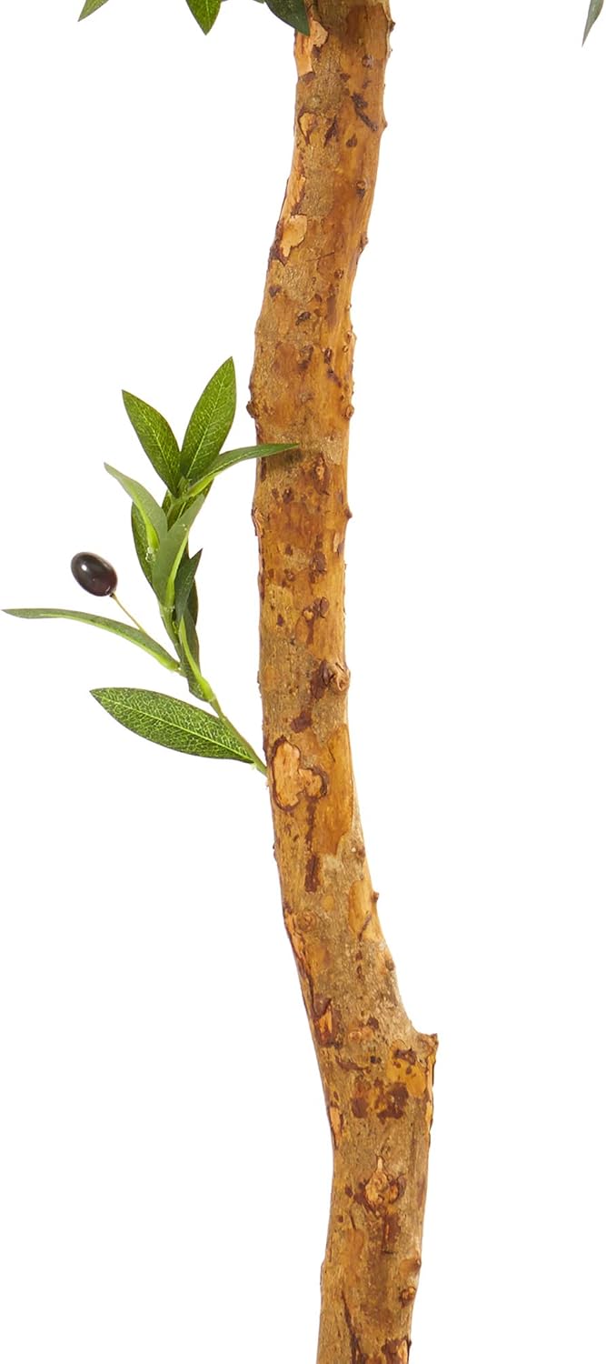 Nearly Natural 55ft Olive Topiary Artificial Tree UV Resistant
