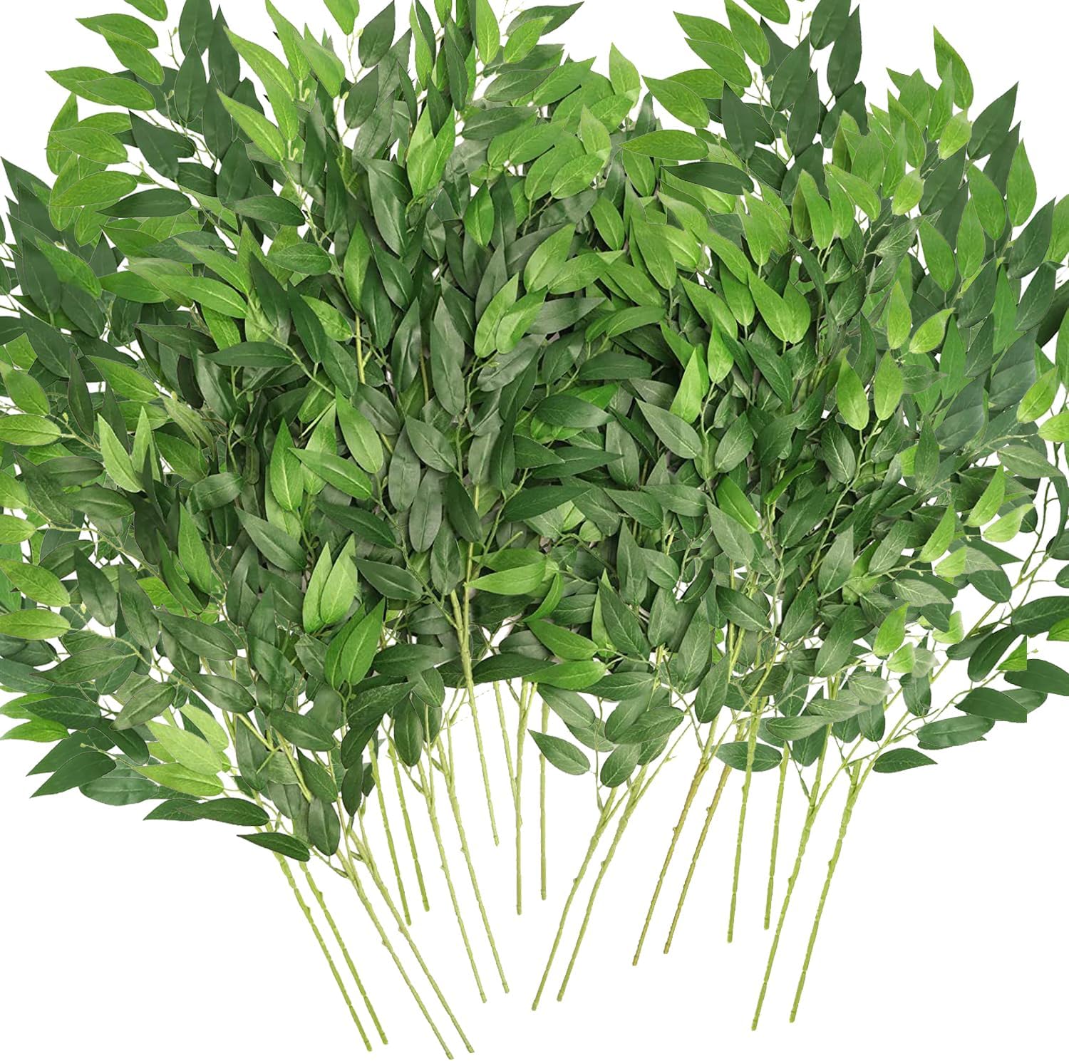 Artificial Italian Ruscus Greenery Stems 20 Pack