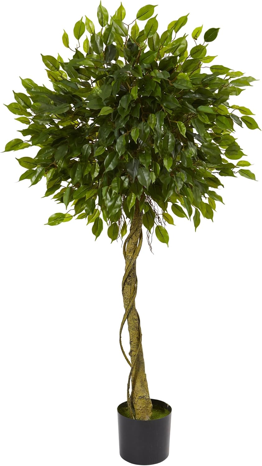 Nearly Natural 5ft Ficus Artificial Topiary Tree UV Resistant