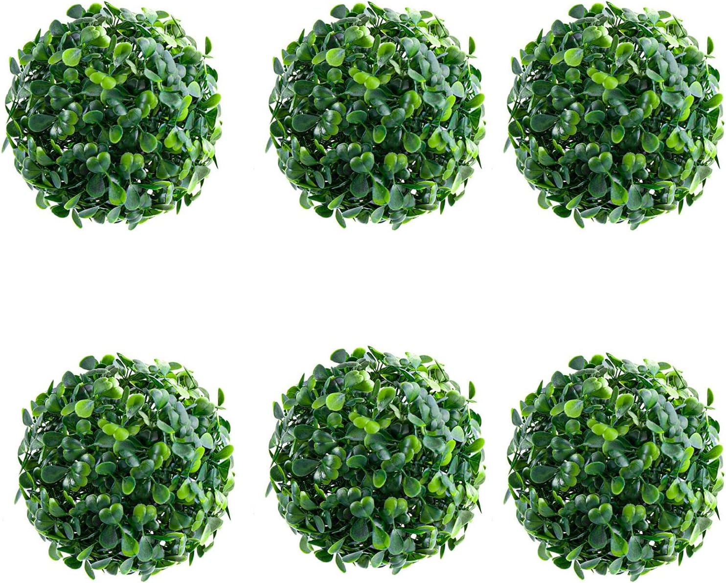 Framendino 6 Pack 4 Inch Artificial Topiary Plant Balls