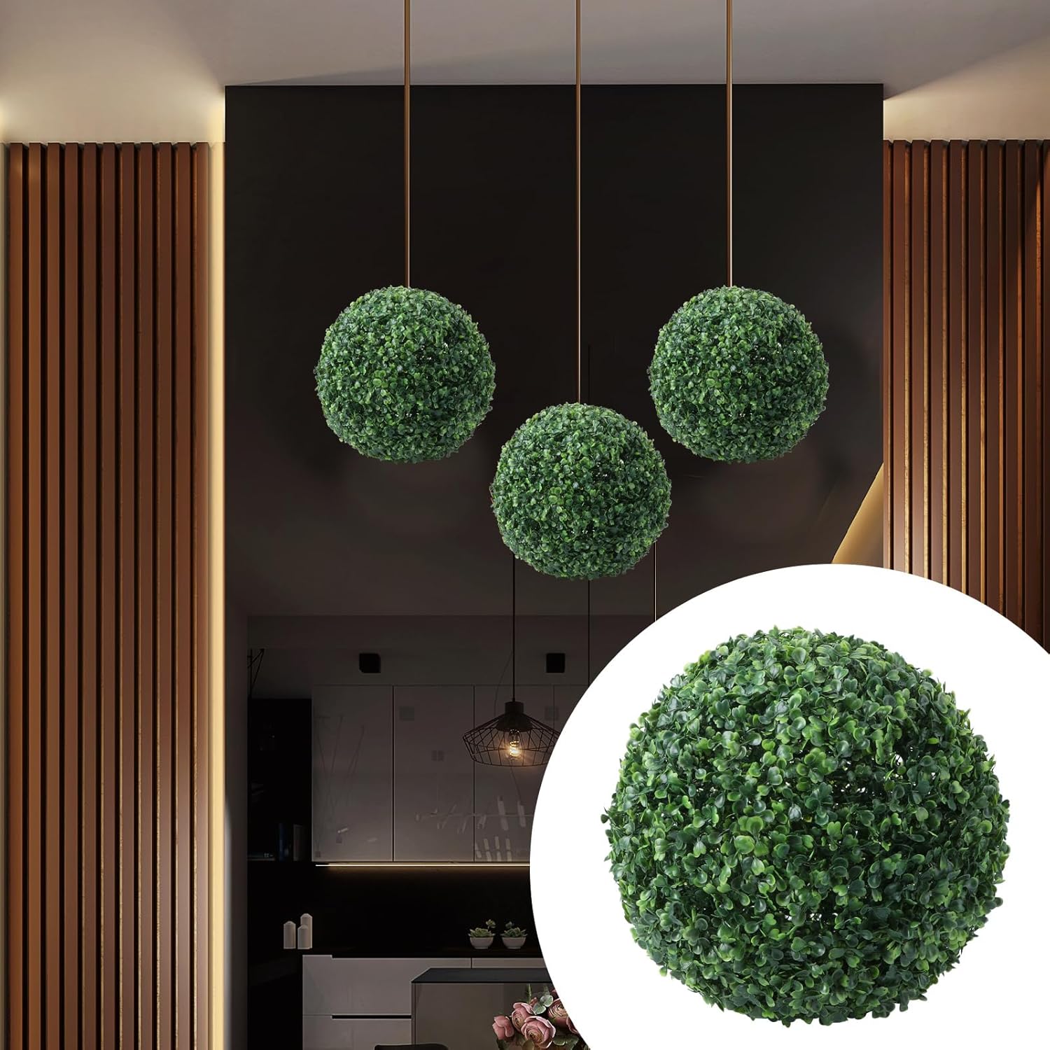 KESYOO Artificial Topiary Decor Balls for Home and Garden