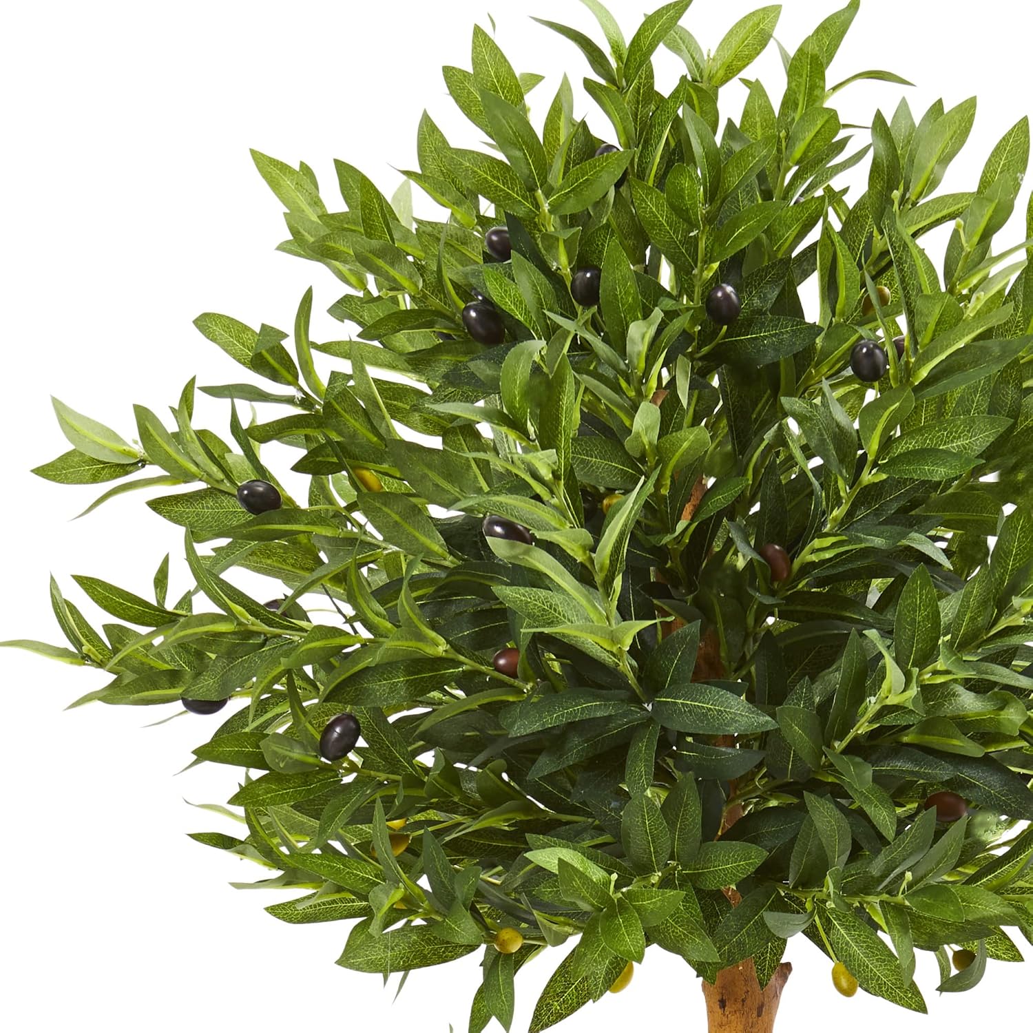 Nearly Natural 34in Olive Topiary Artificial Tree UV Resistant