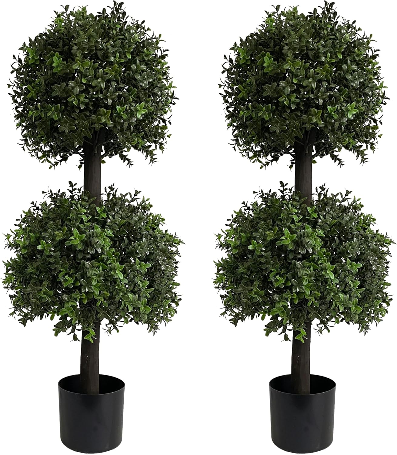 3ft Artificial Boxwood Topiary with UV Resistant Base
