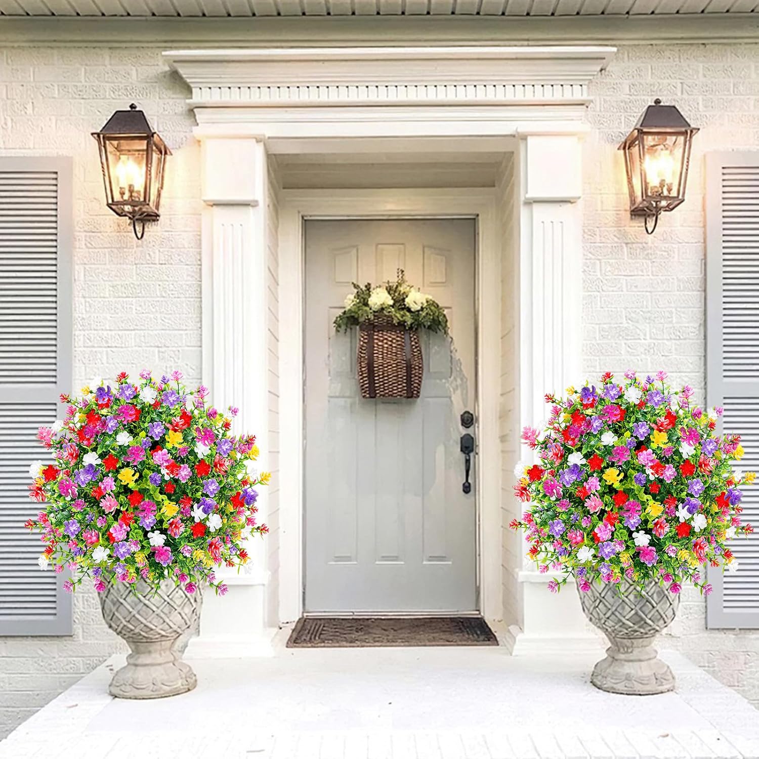 Artificial Boxwood Topiary Balls with Spikes