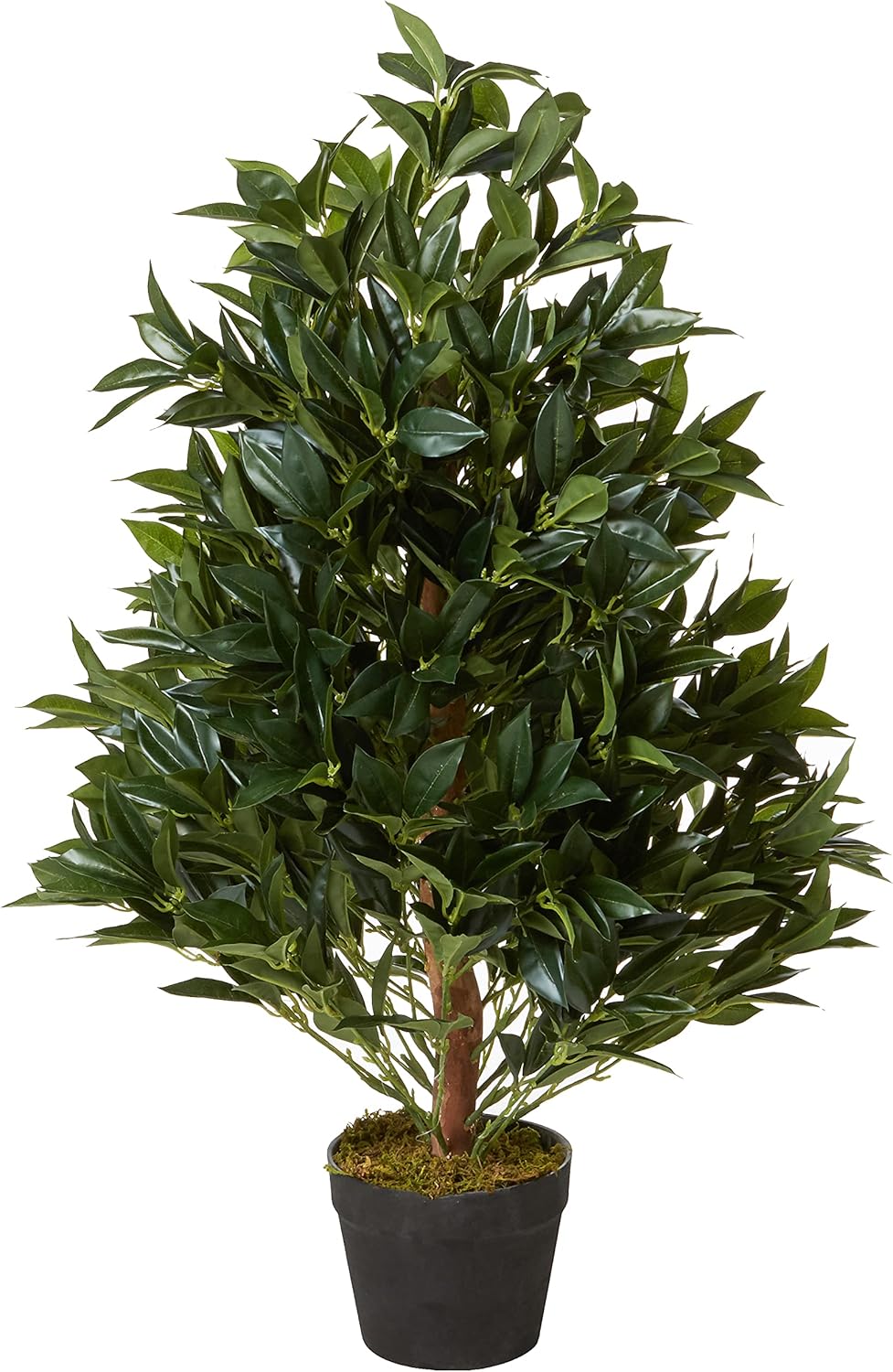 Nearly Natural 3ft Bay Leaf Artificial Topiary Tree