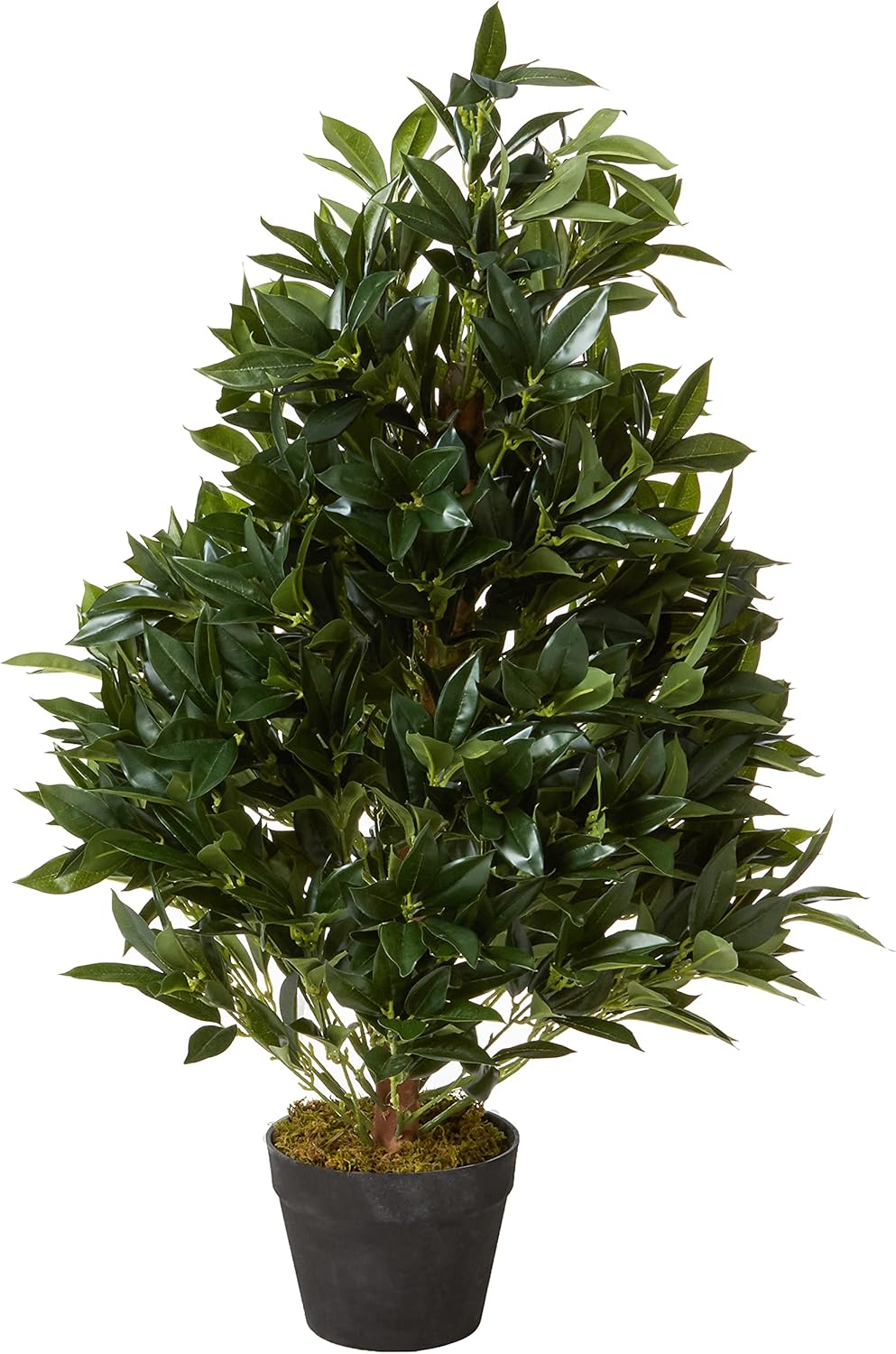 Nearly Natural 3ft Bay Leaf Artificial Topiary Tree