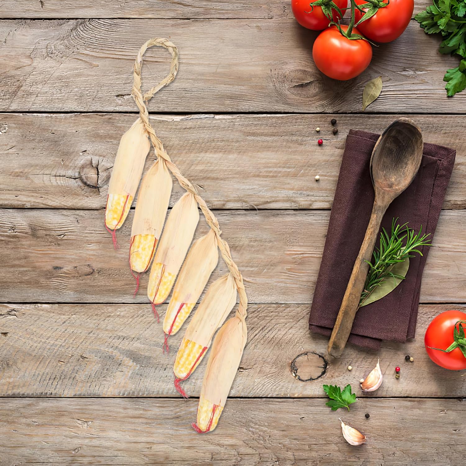 PRETYZOOM Realistic Artificial Corn Decorations 2pcs