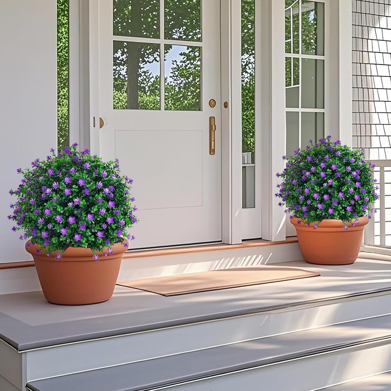 Grooy Artificial Boxwood Topiary Set of 2