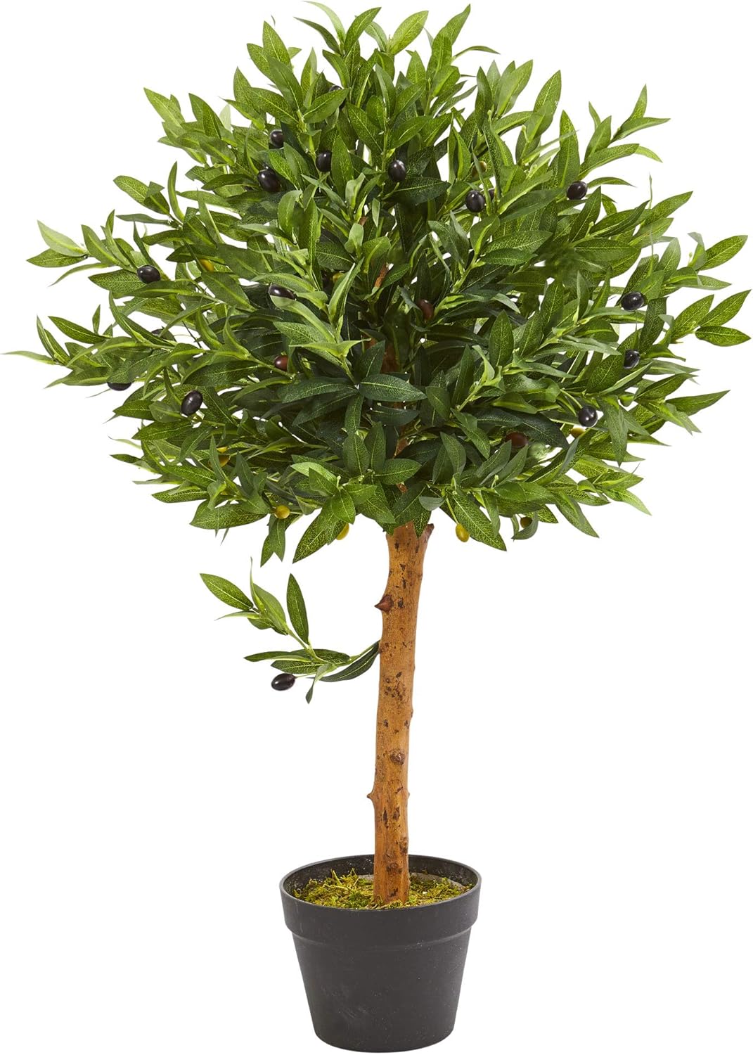Nearly Natural 34in Olive Topiary Artificial Tree UV Resistant