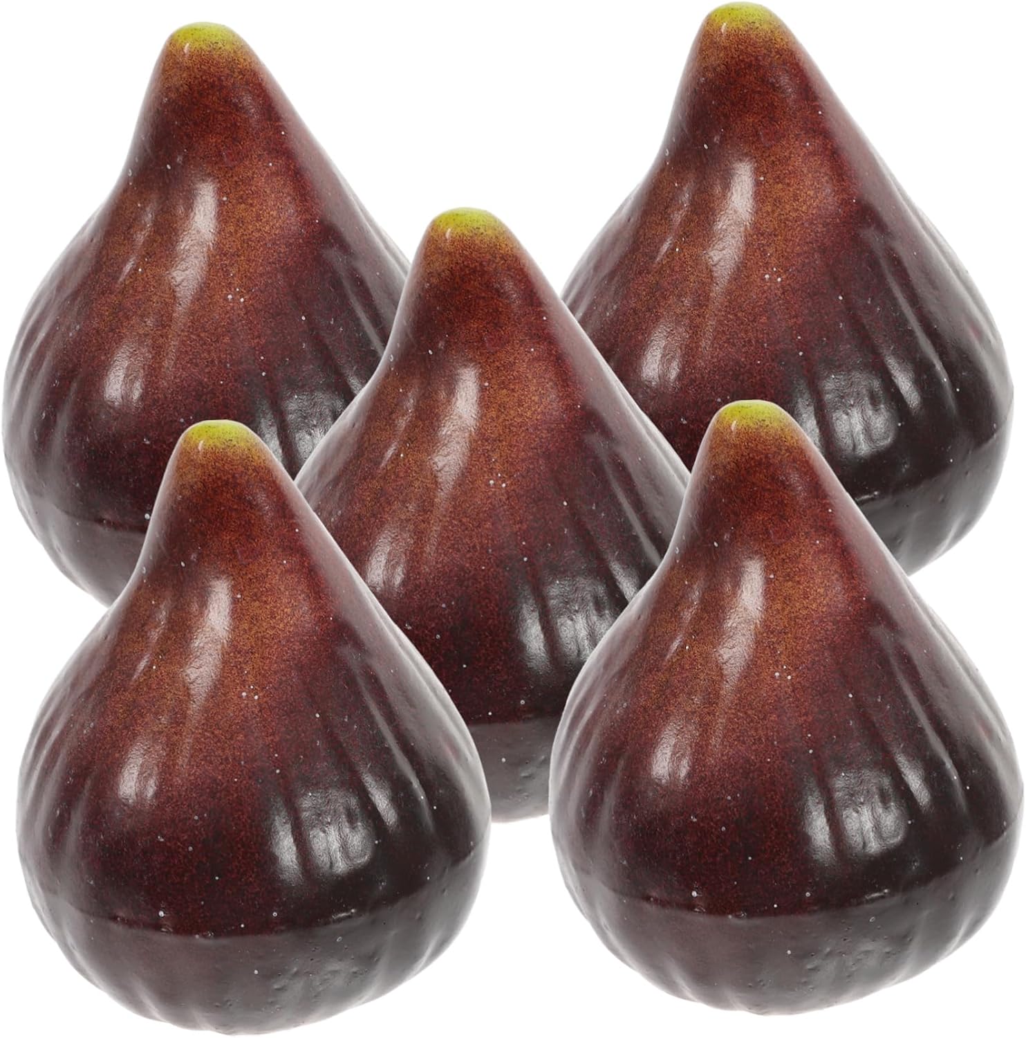 5Pcs Realistic Artificial Fig Models for Home Kitchen Display