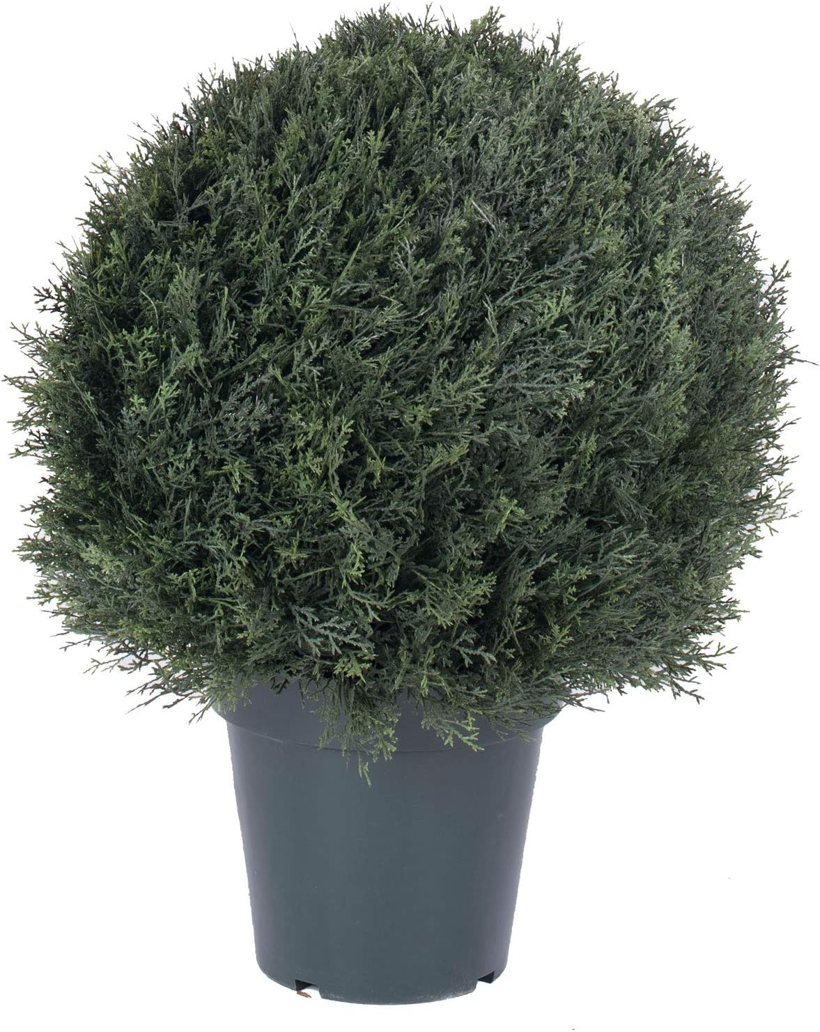 Vickerman Artificial Pond Cypress Topiary Ball - Two Tone Green - 20 UV Resistant