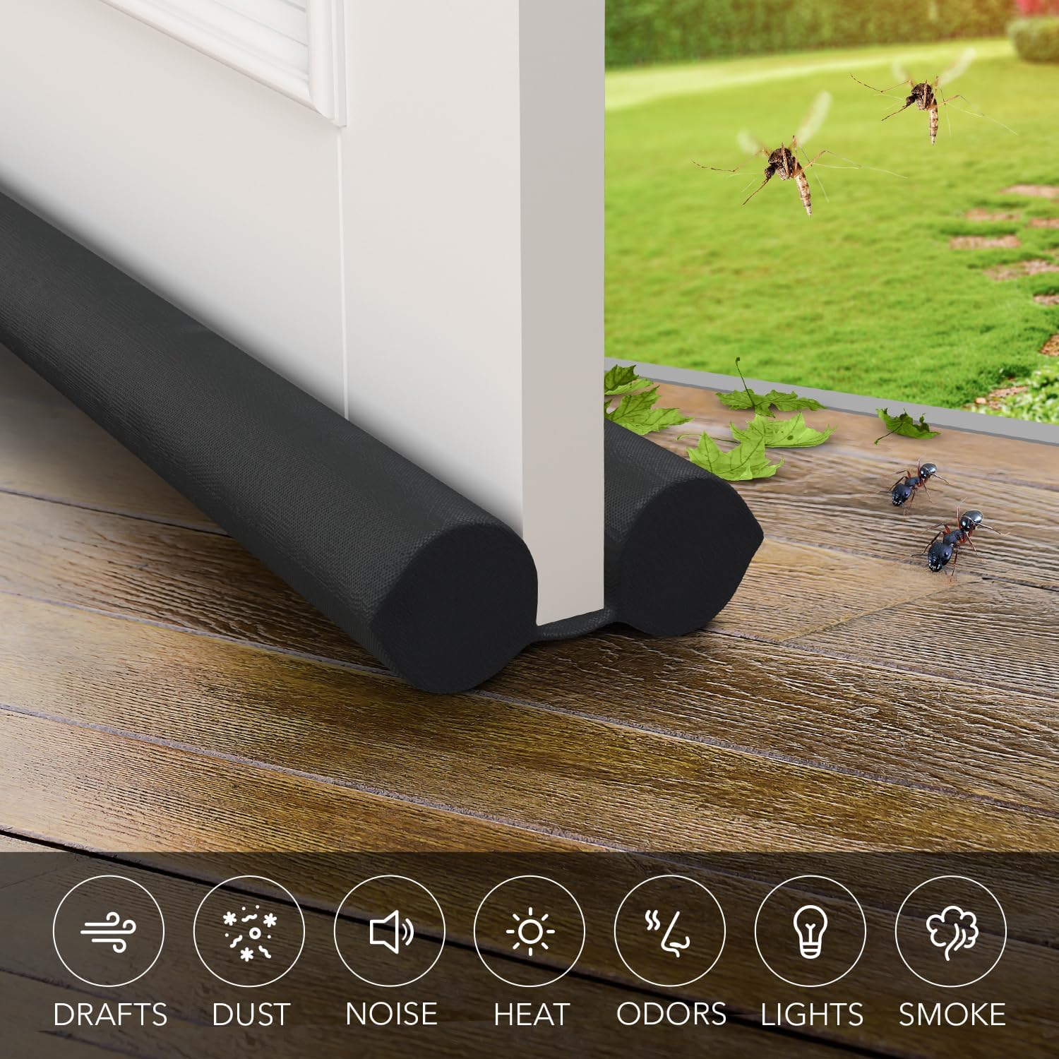 Everlasting Comfort Door Draft Stopper for Bottom of Door