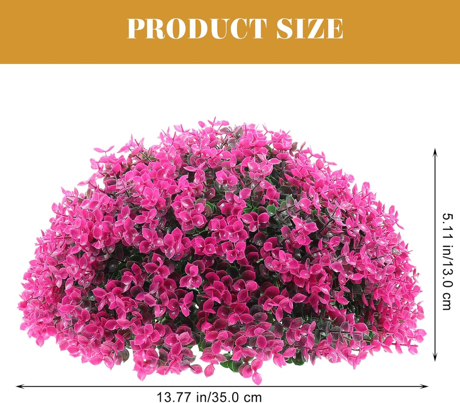 MAGICLULU 1Pcs Artificial Topiary Ball 35CM Faux Boxwood Decor