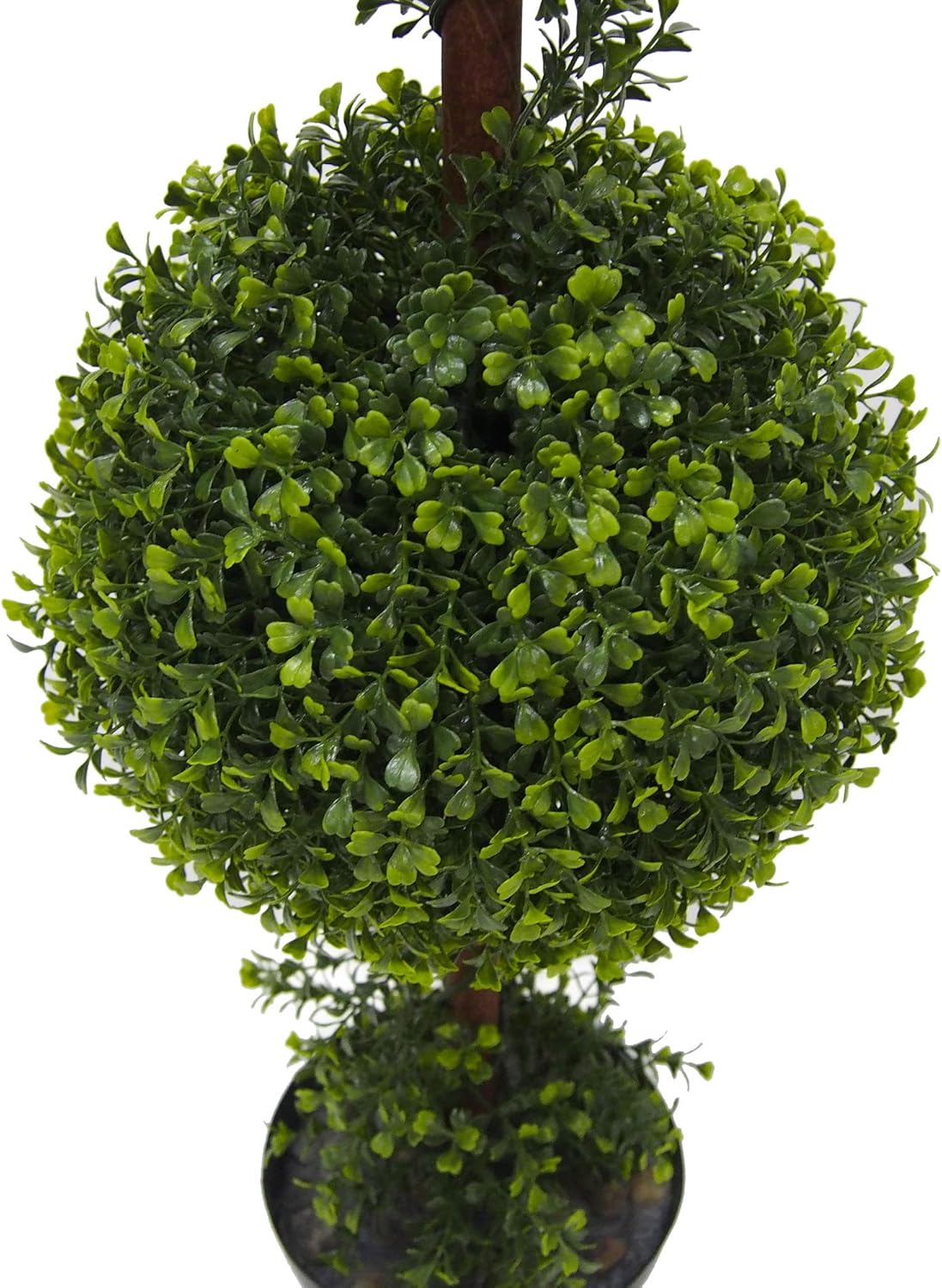 Vickerman 3 Foot Artificial Boxwood Topiary Double Ball Tree