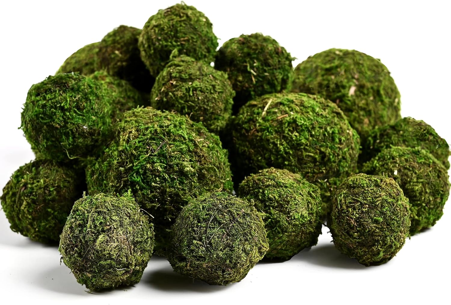 Usmola 18pcs Fake Moss Balls for Decor
