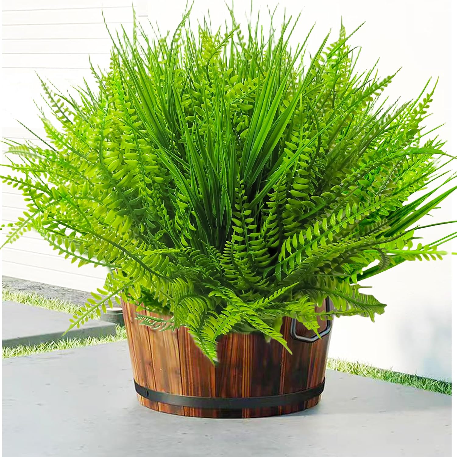 22 Bundles Artificial Plants for Outdoor Decor
