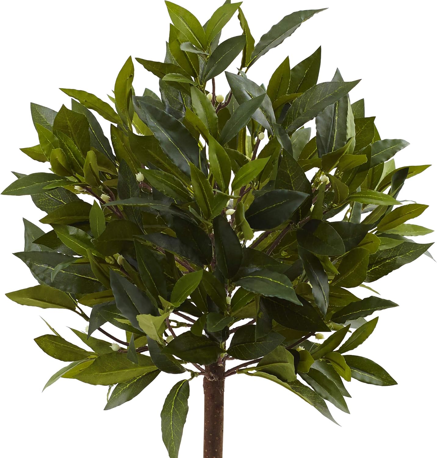 Nearly Natural 2ft Sweet Bay Mini Ball Topiary