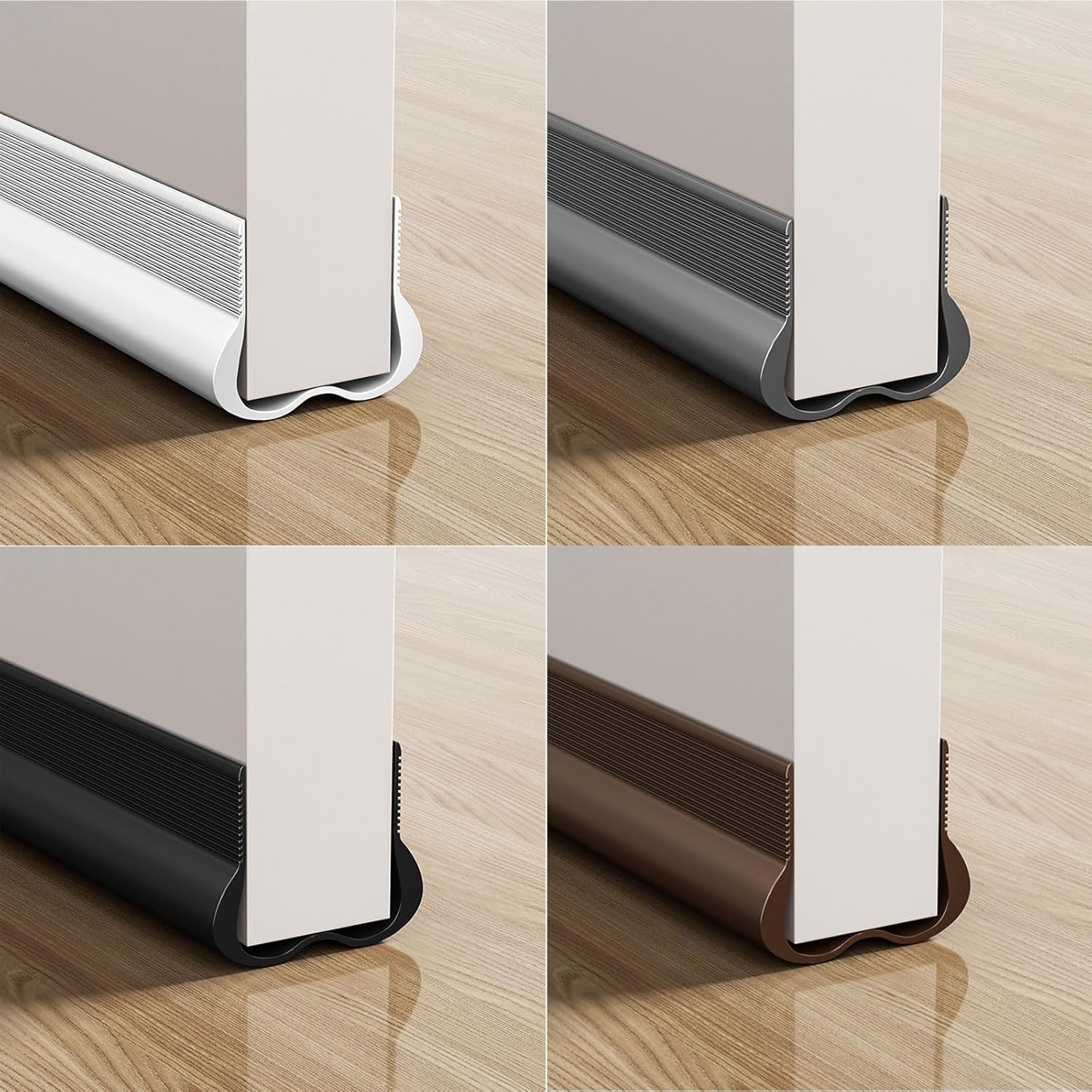 Soundproof Door Draft Stoppers PVC Seal Strips Noise Reduction Insulation