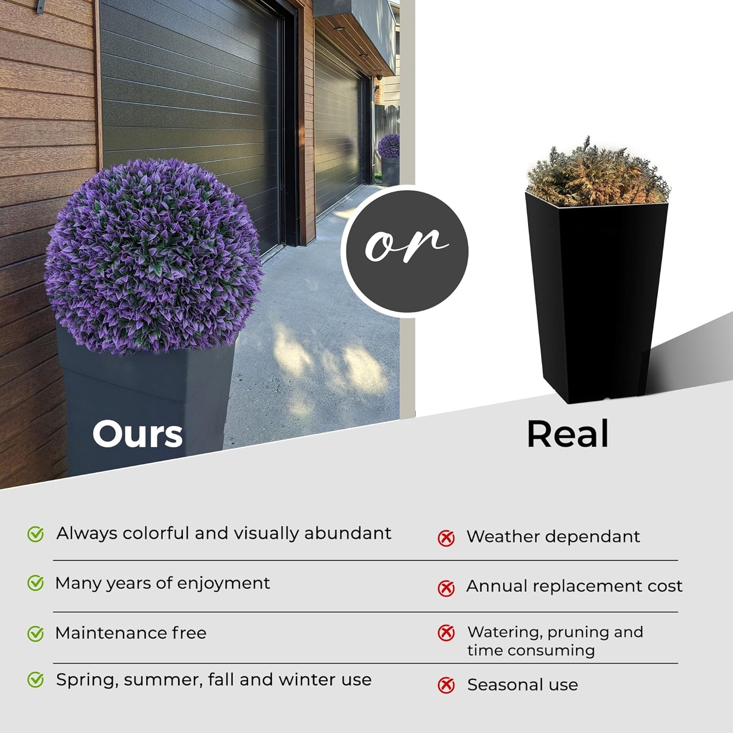365 Curb Appeal 23 XL Topiary Balls Set