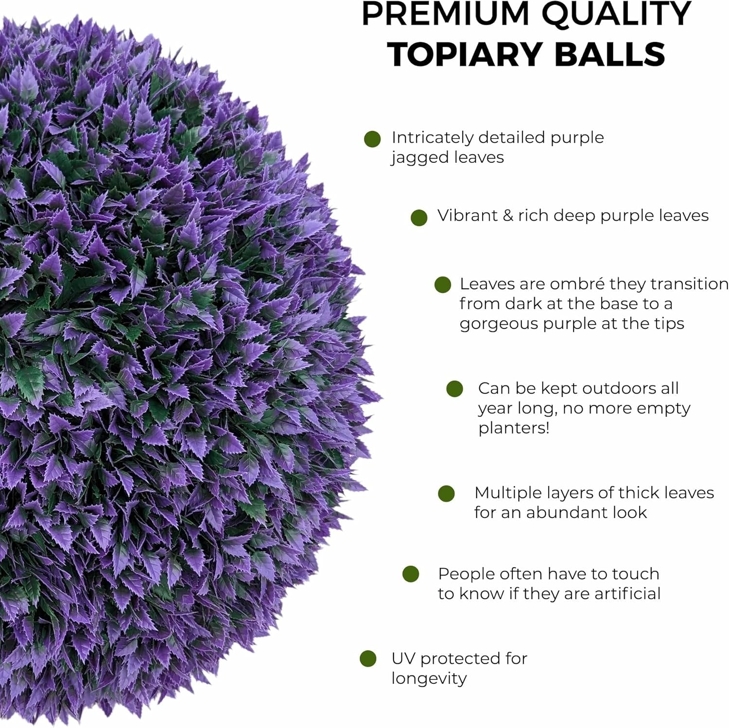 365 Curb Appeal 23 XL Topiary Balls Set