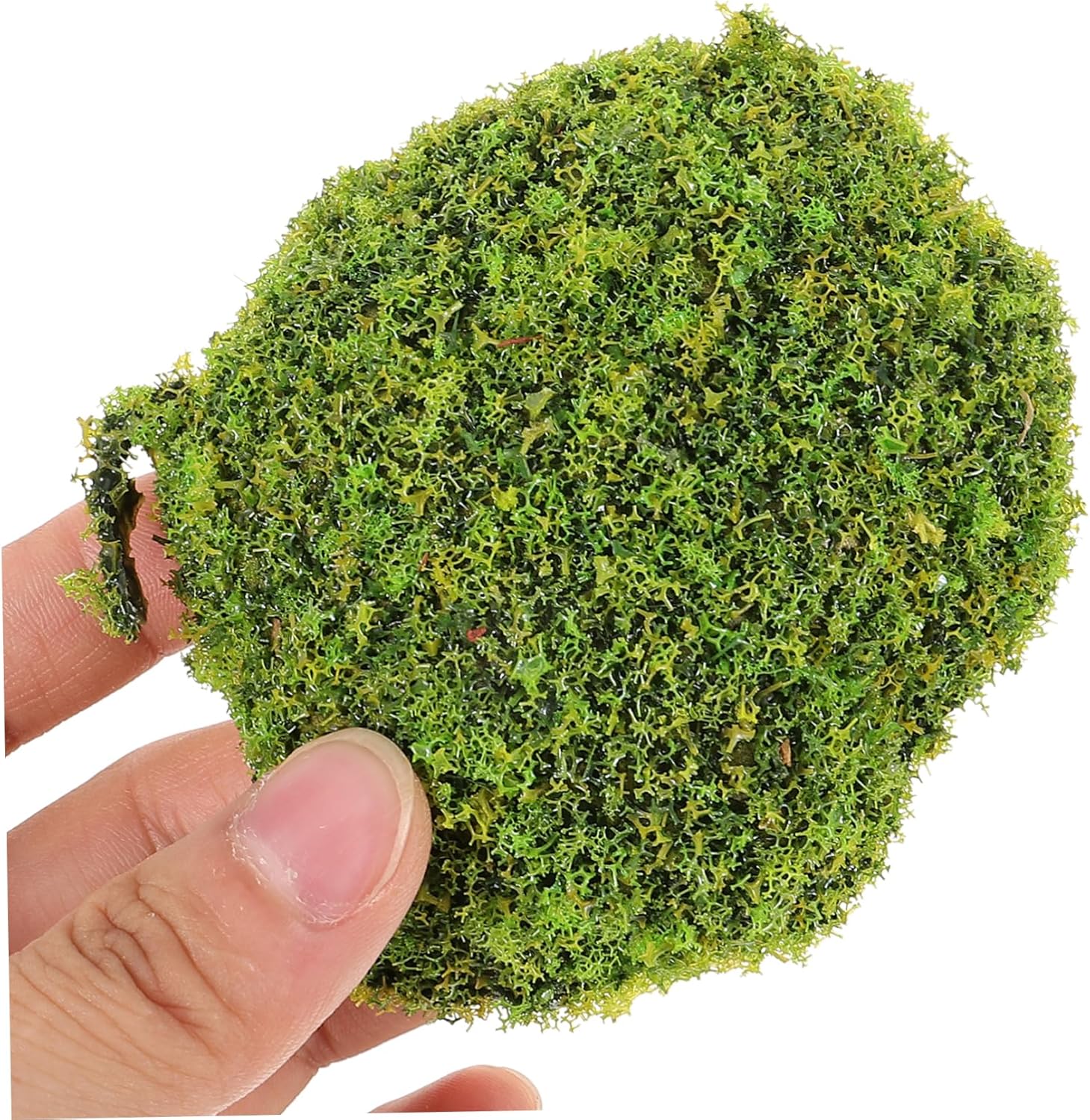Luxshiny 12Pcs Artificial Moss Stones Decor