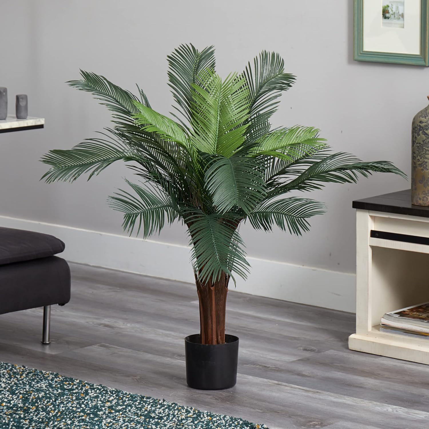 Nearly Natural 3ft UV Resistant Cycas Artificial Tree