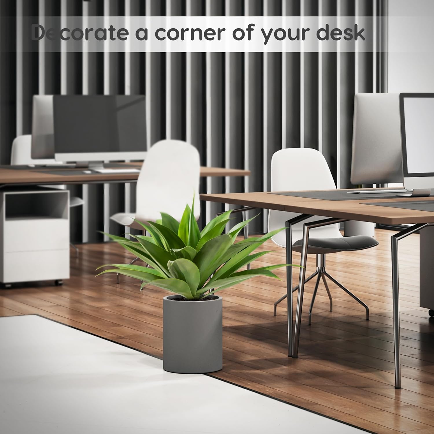 Velener Artificial Agave Plant Set 28 Inch UV Resistant