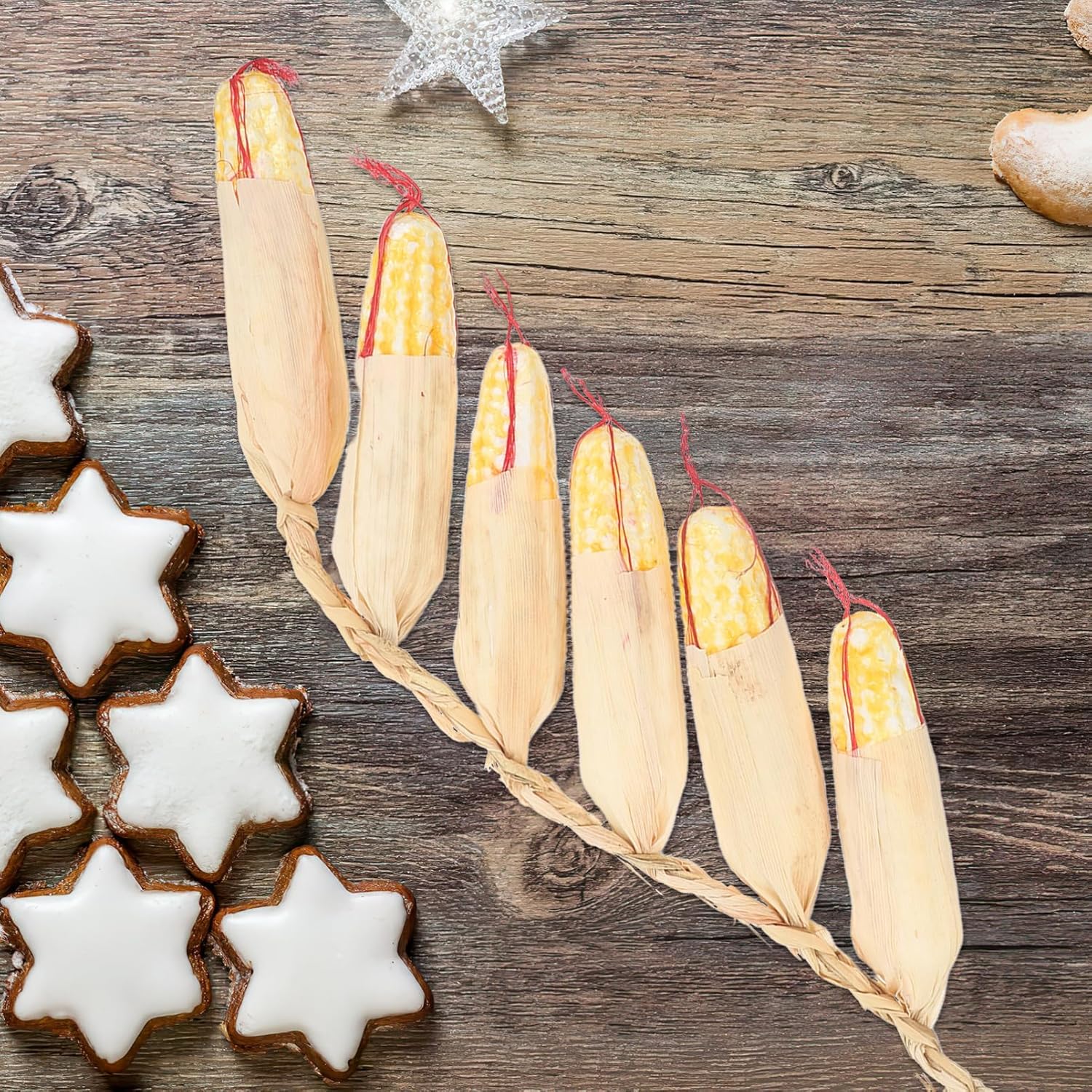 PRETYZOOM Realistic Artificial Corn Decorations 2pcs