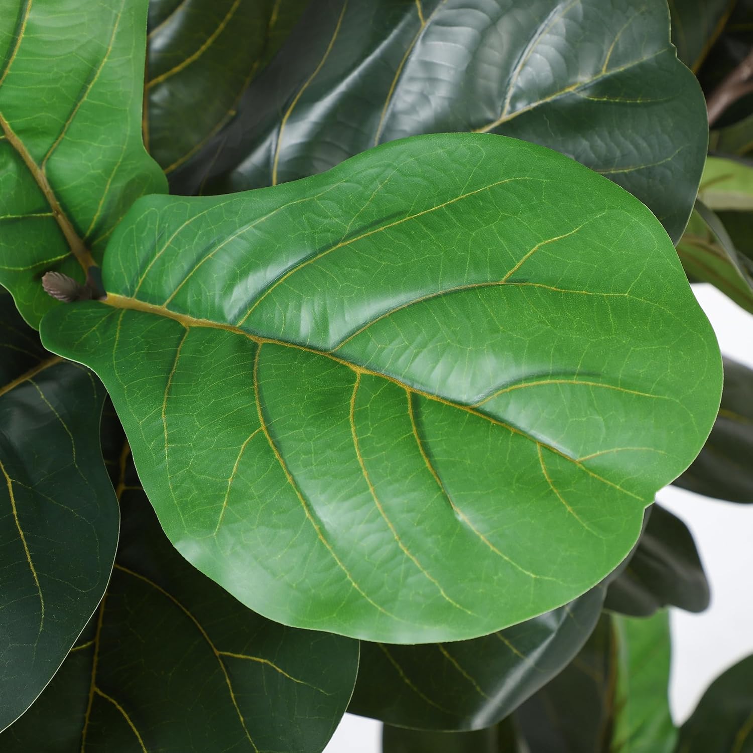 5ft Artificial Fiddle Leaf Fig Tree with White Planter