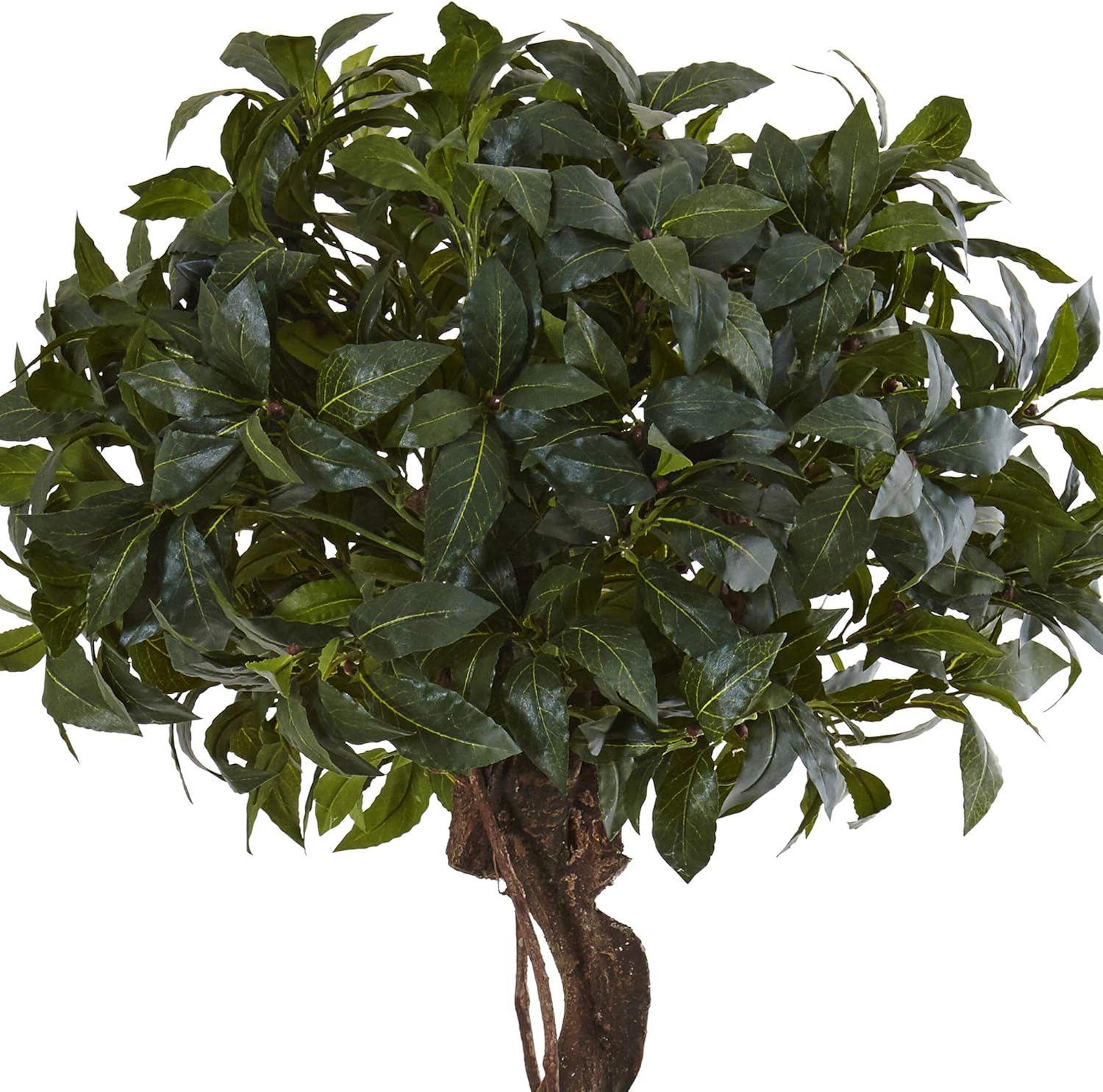 Nearly Natural 45ft Sweet Bay Double Topiary Artificial Tree