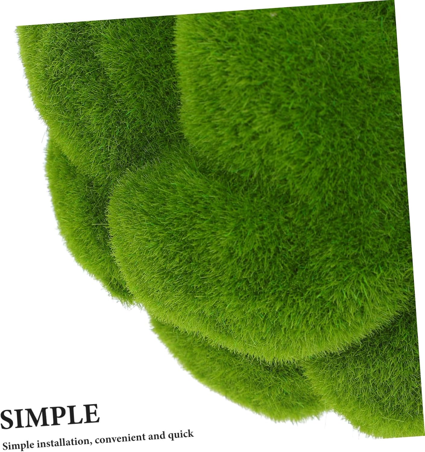 MAGICLULU 2Pcs Realistic Hanging Moss Ball Decor